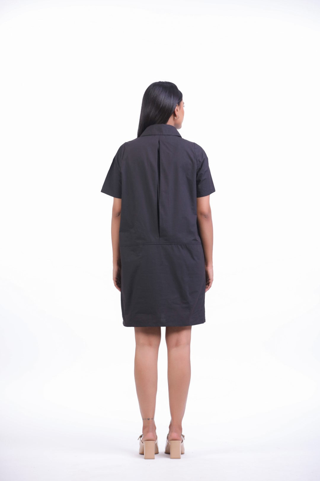 Women’s Black Cotton Dress