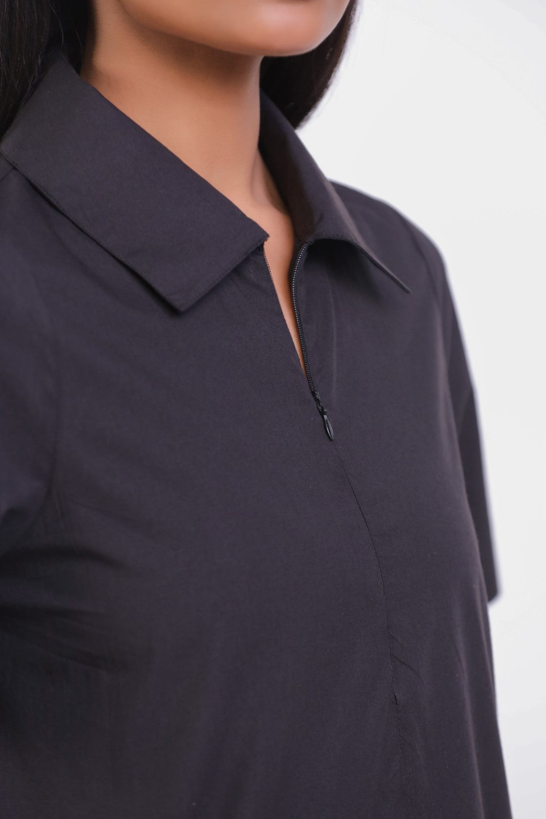 Women’s Black Cotton Dress
