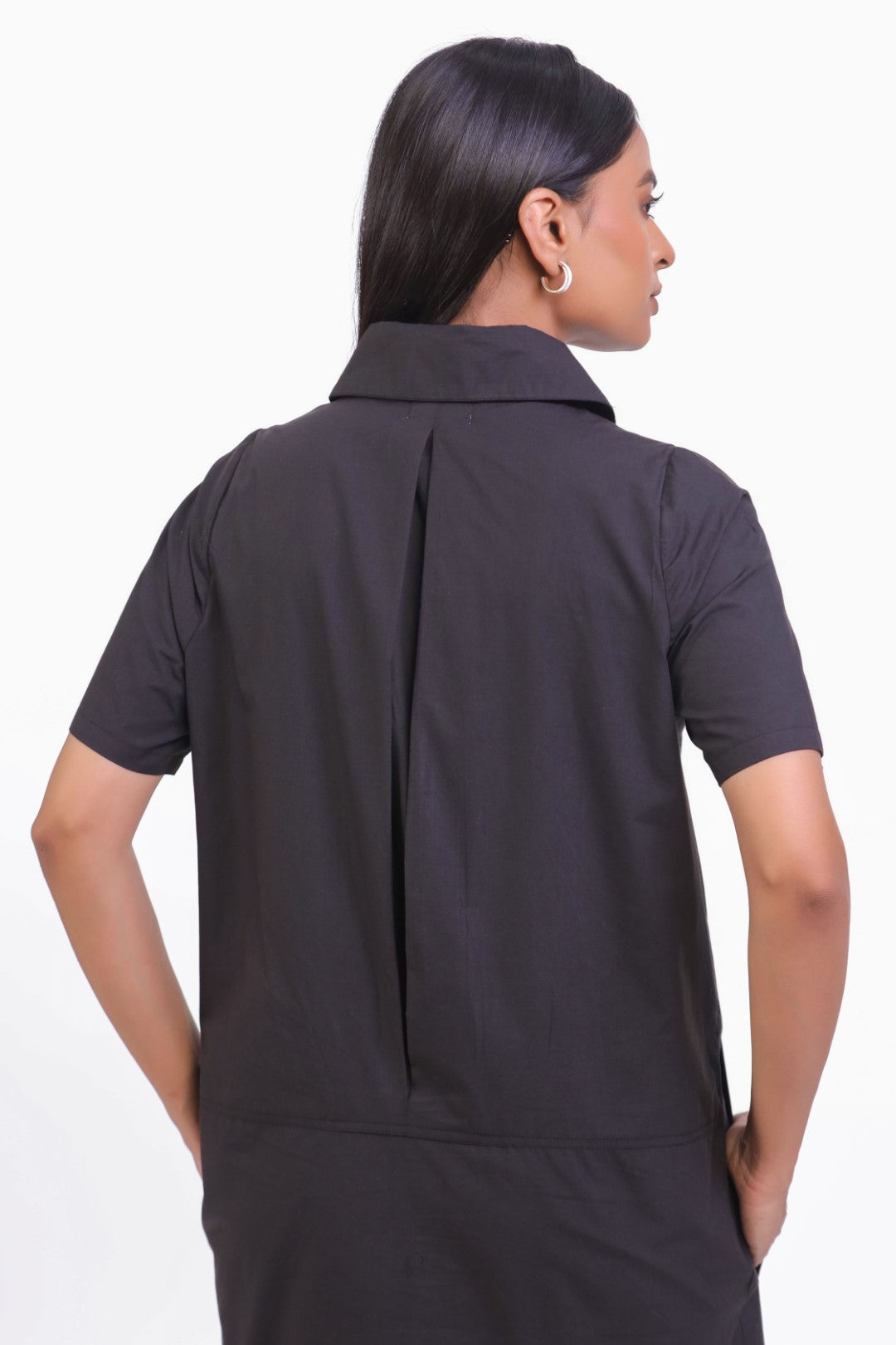 Women’s Black Cotton Dress