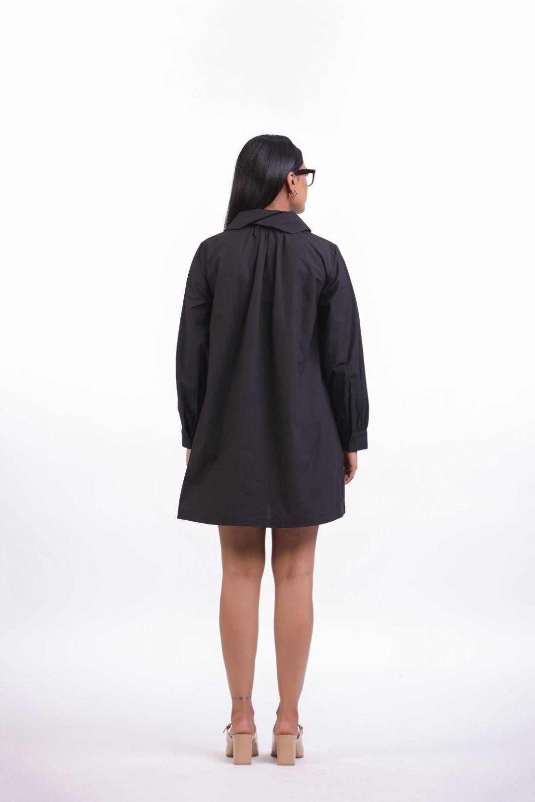 Women’s Black Cotton Dress