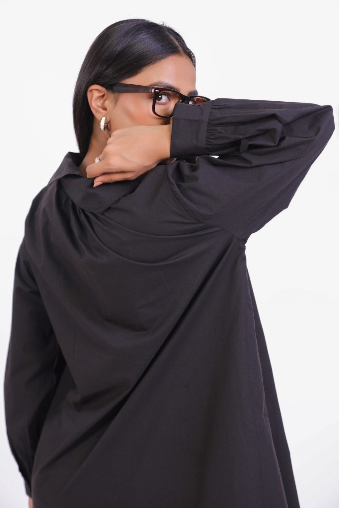 Women’s Black Cotton Dress