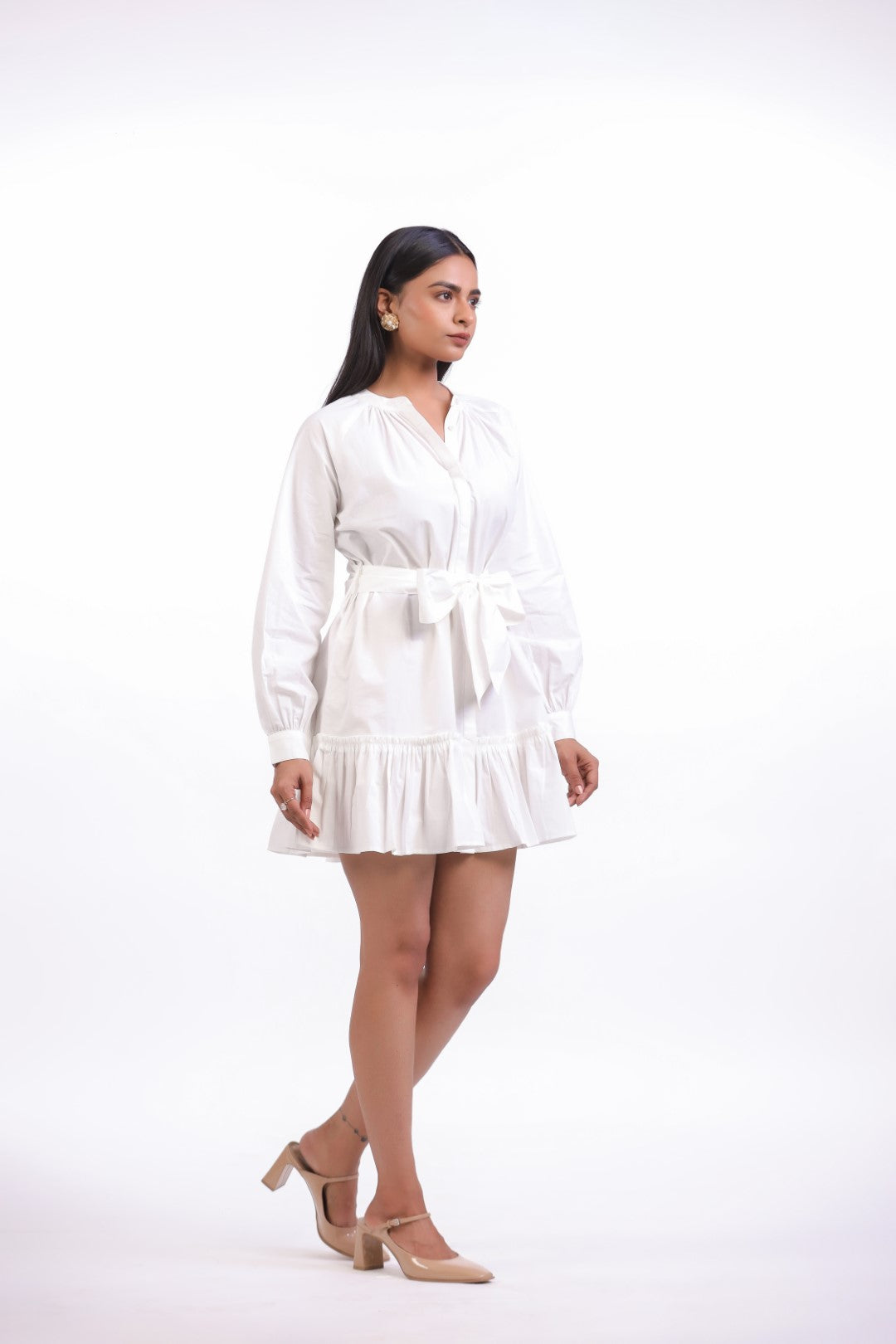 Women’s White Cotton Dress