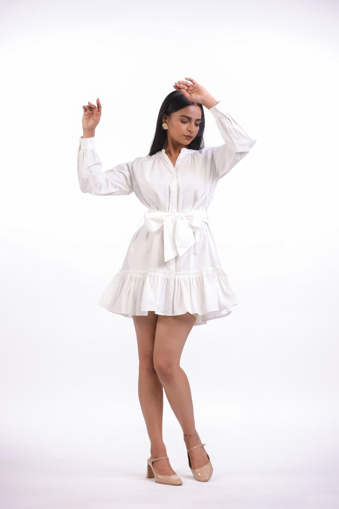 Women’s White Cotton Dress