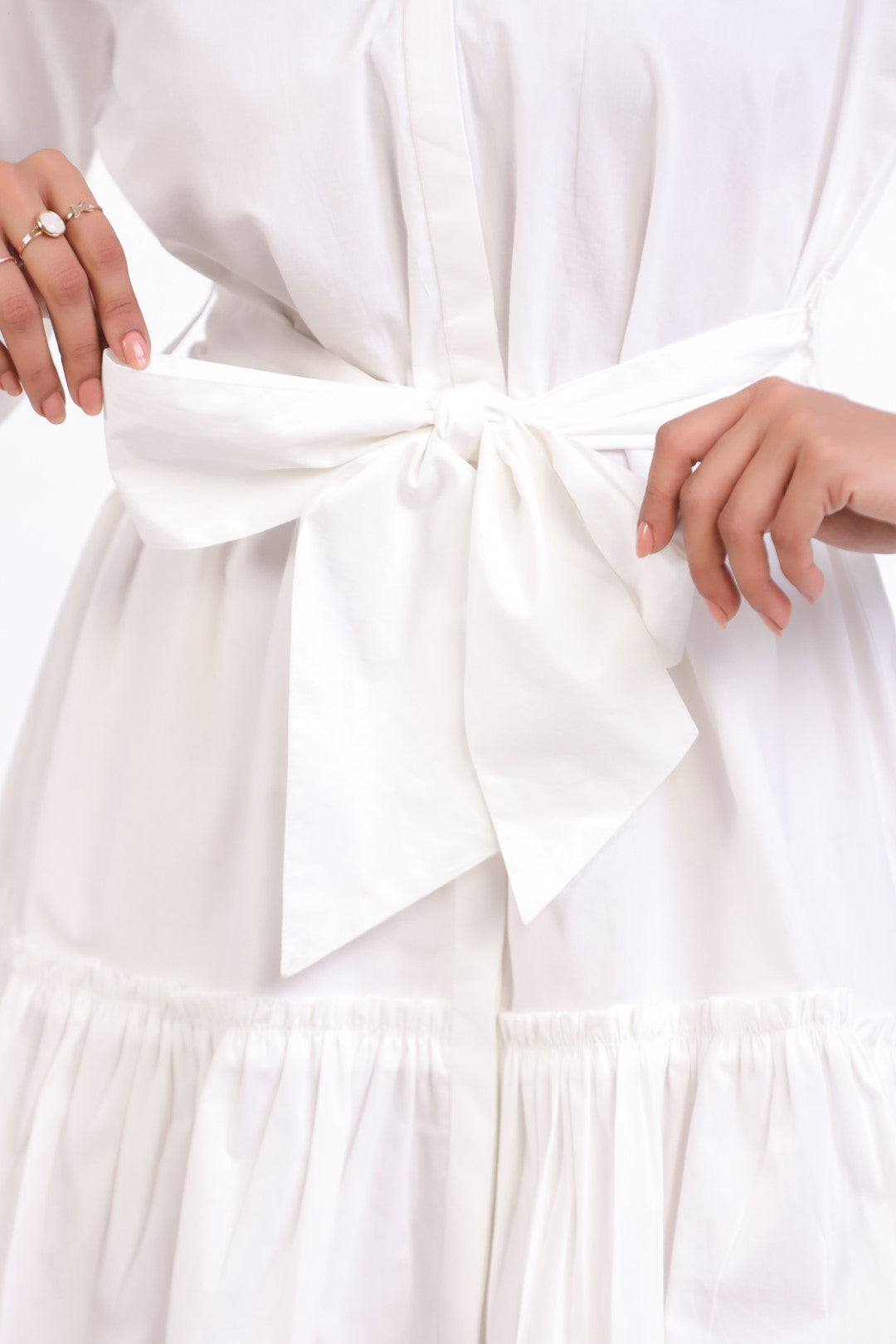 Women’s White Cotton Dress