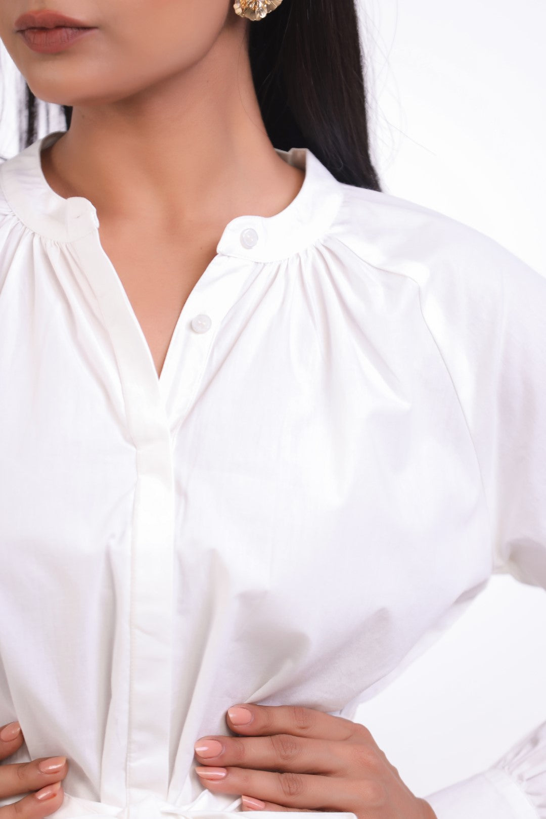Women’s White Cotton Dress