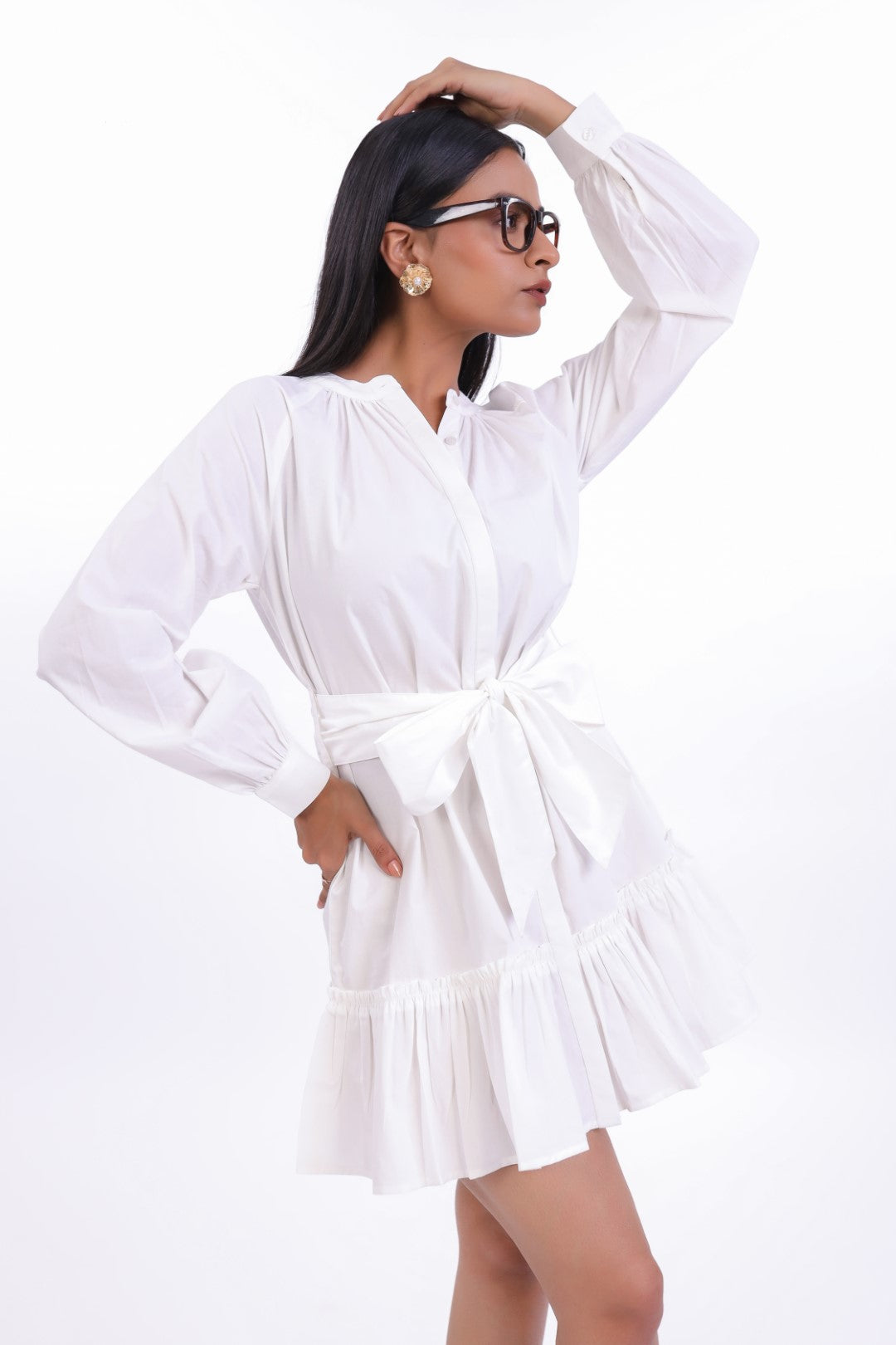 Women’s White Cotton Dress