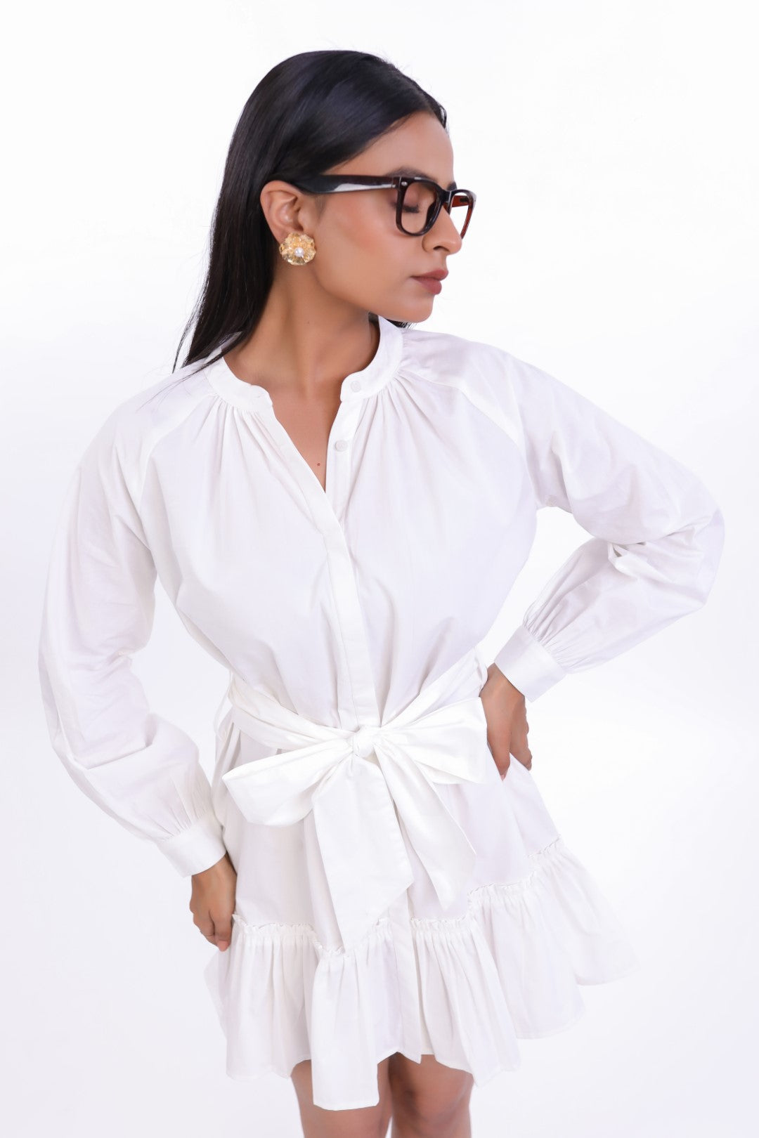 Women’s White Cotton Dress