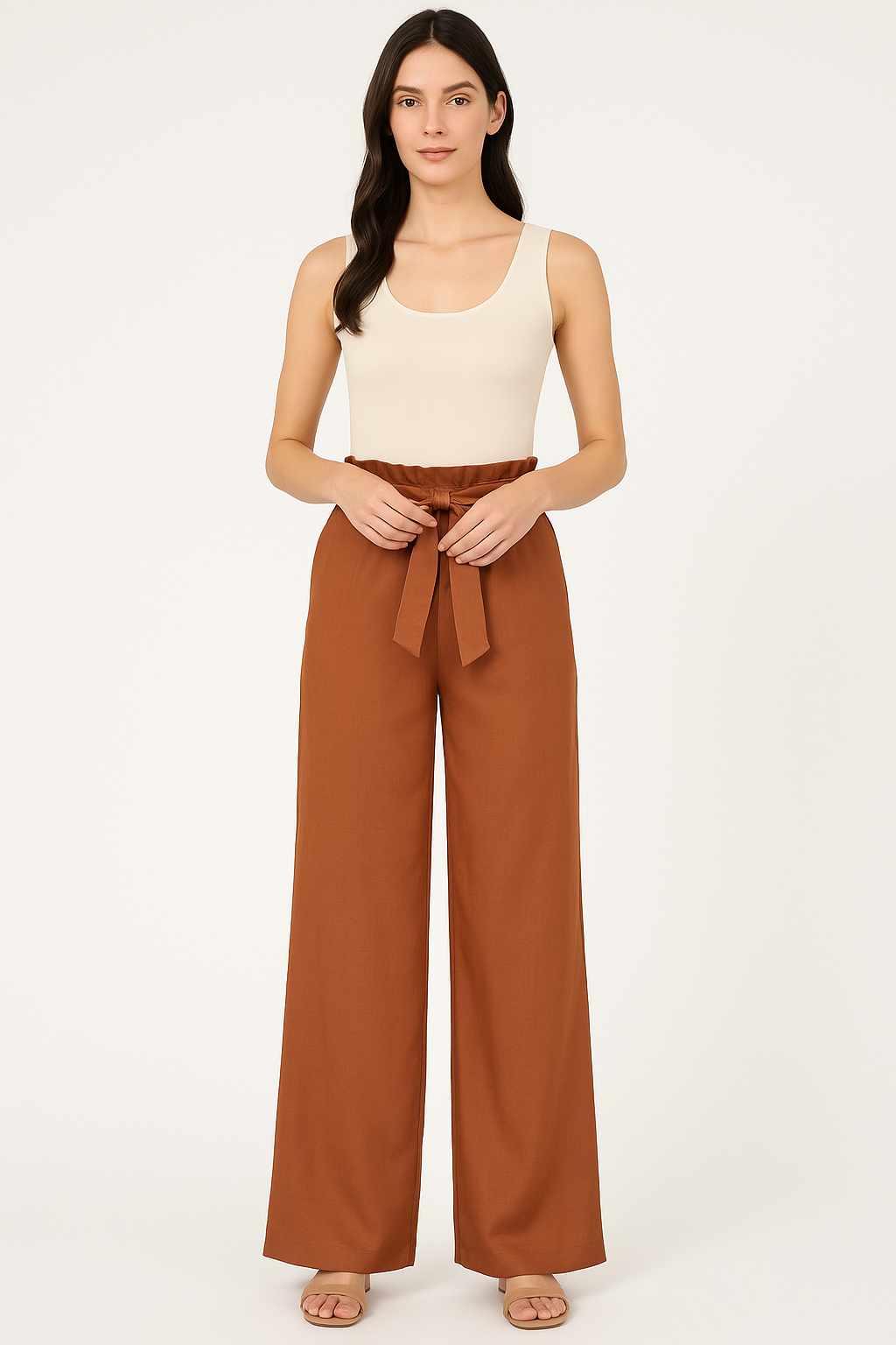 Women’s Rust Cotton Trouser