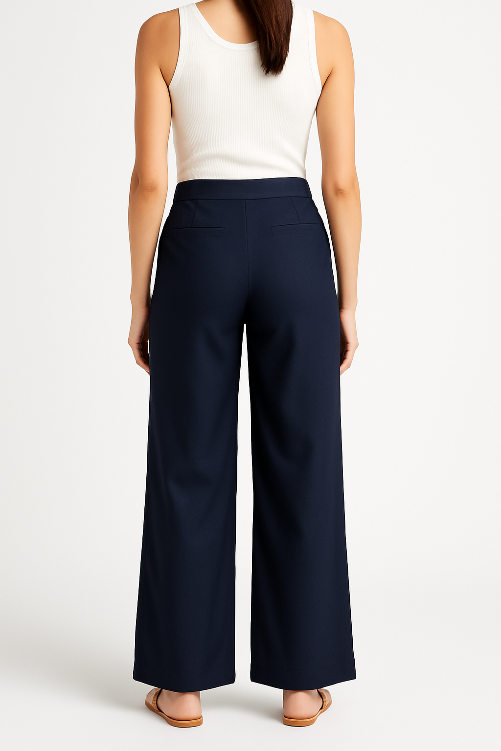 Women’s Dark Navy Cotton Trouser