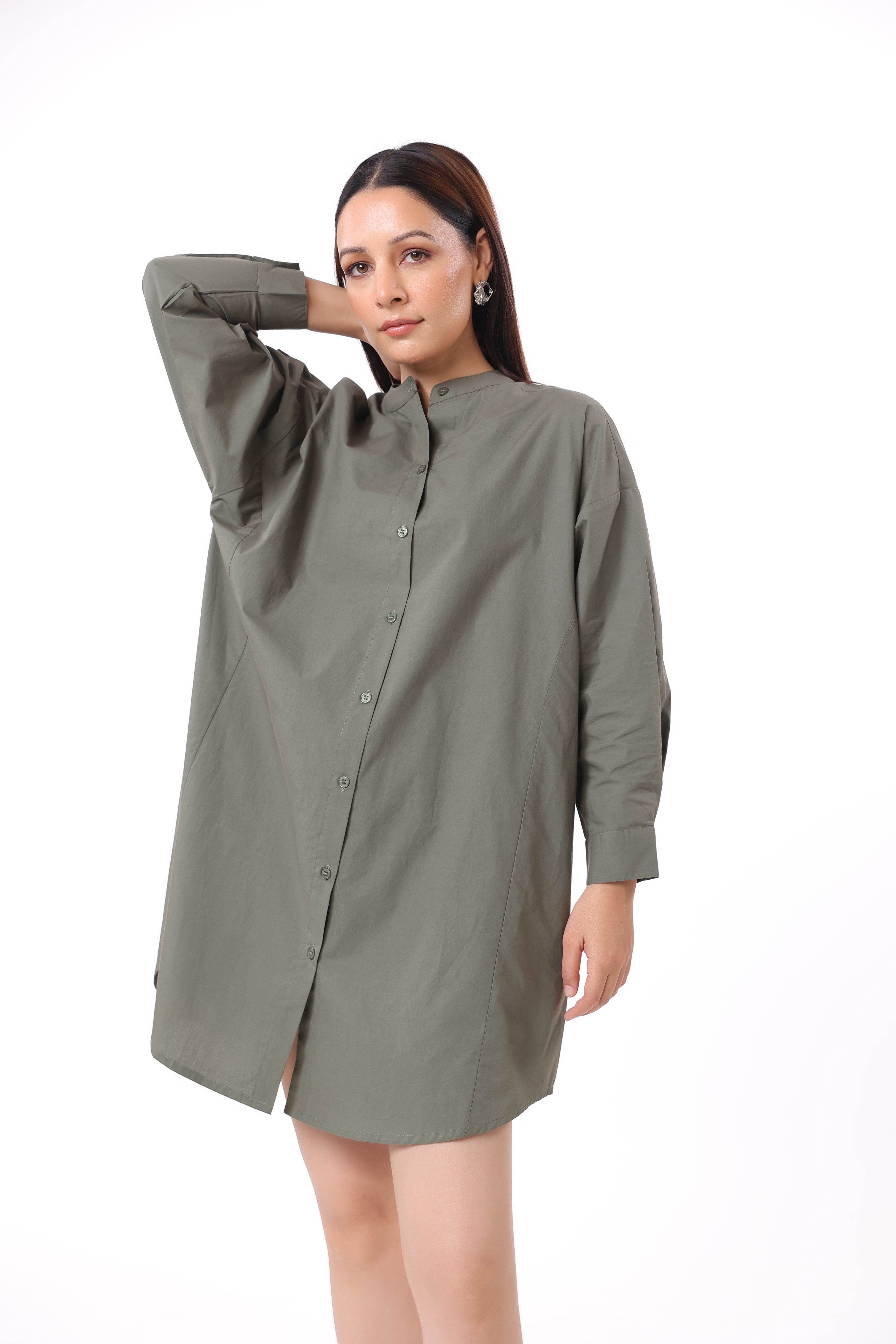 Women’s Green Cotton Dress
