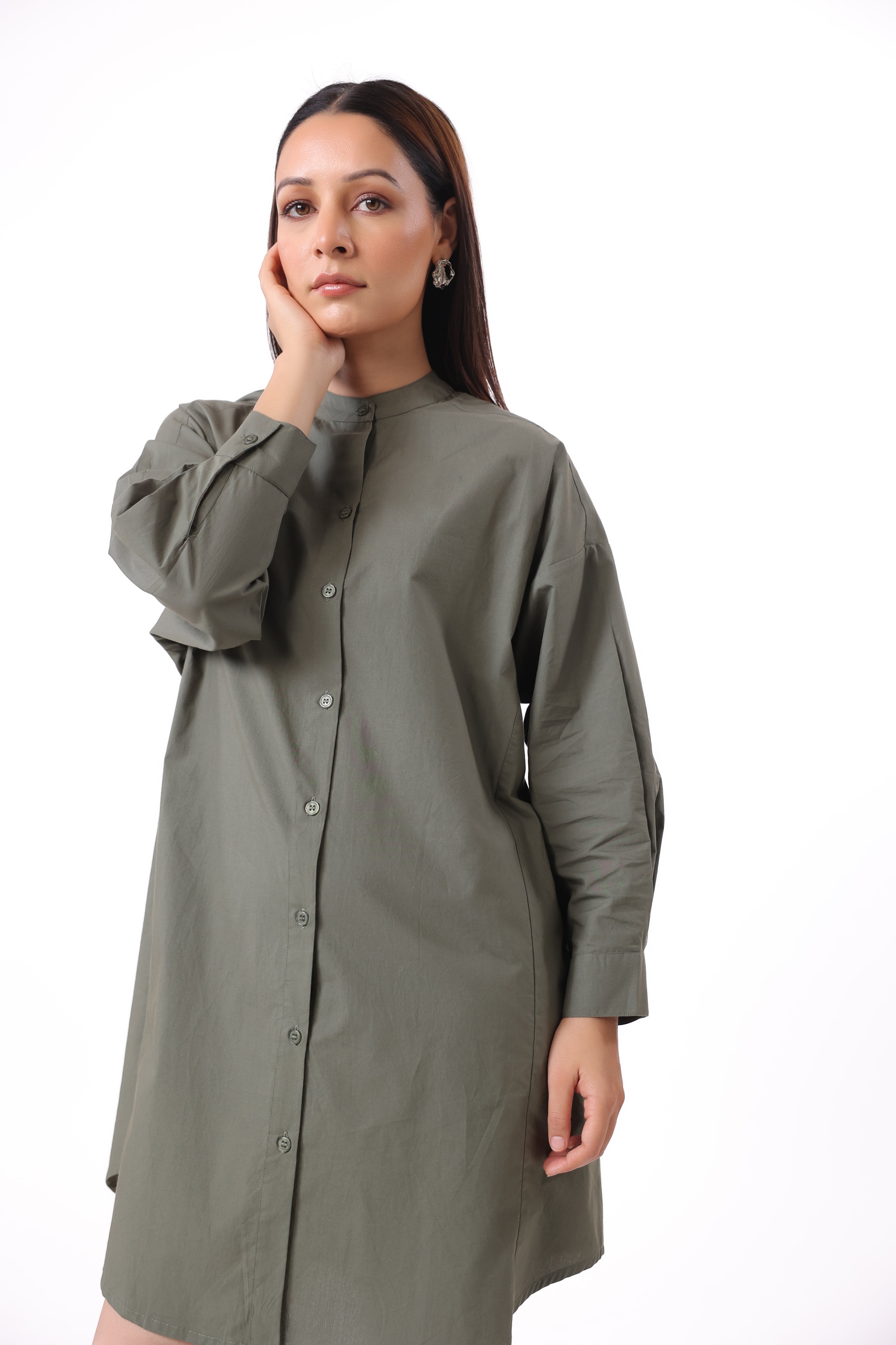 Women’s Green Cotton Dress