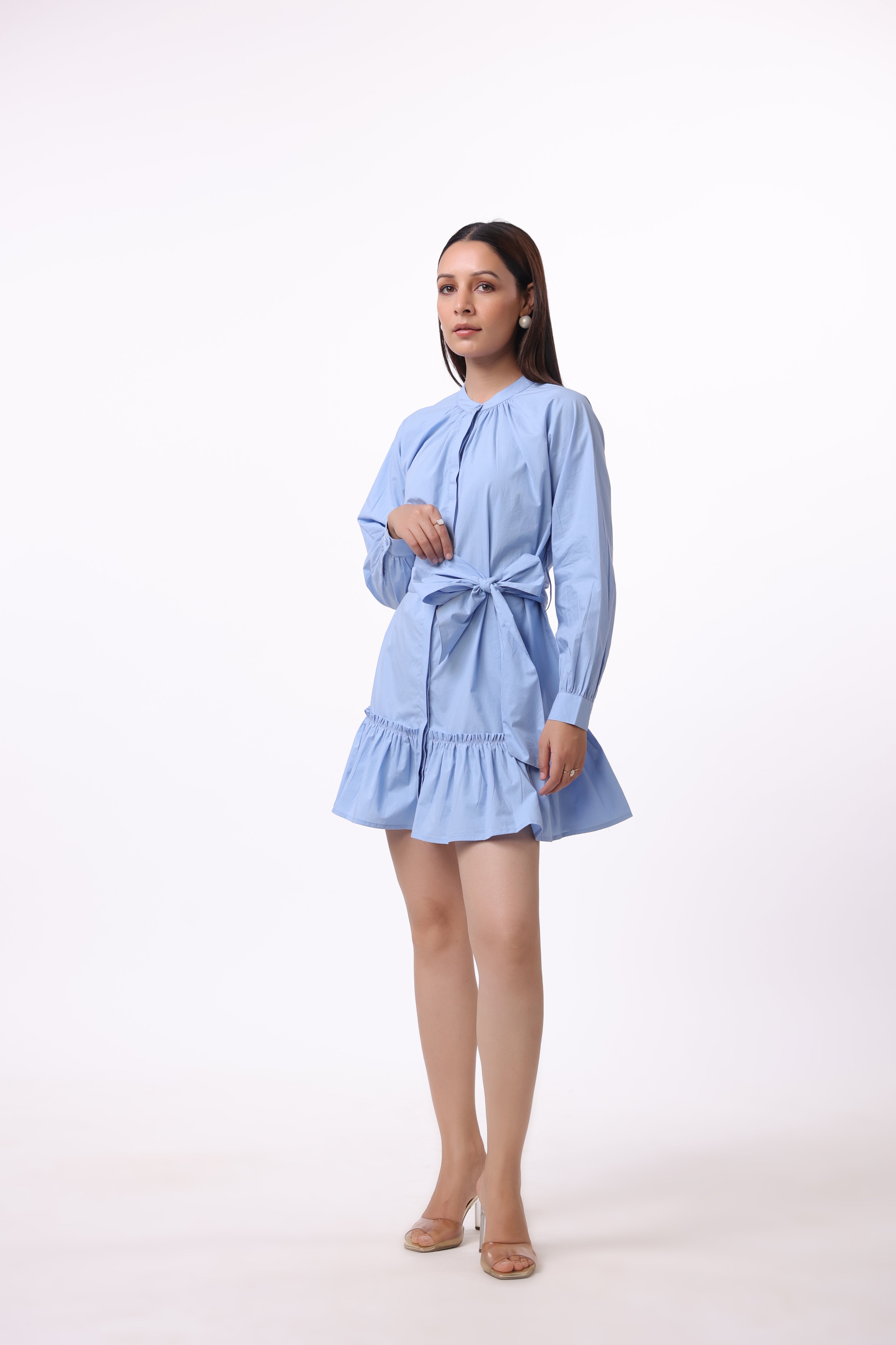 Women’s Blue Cotton Dress