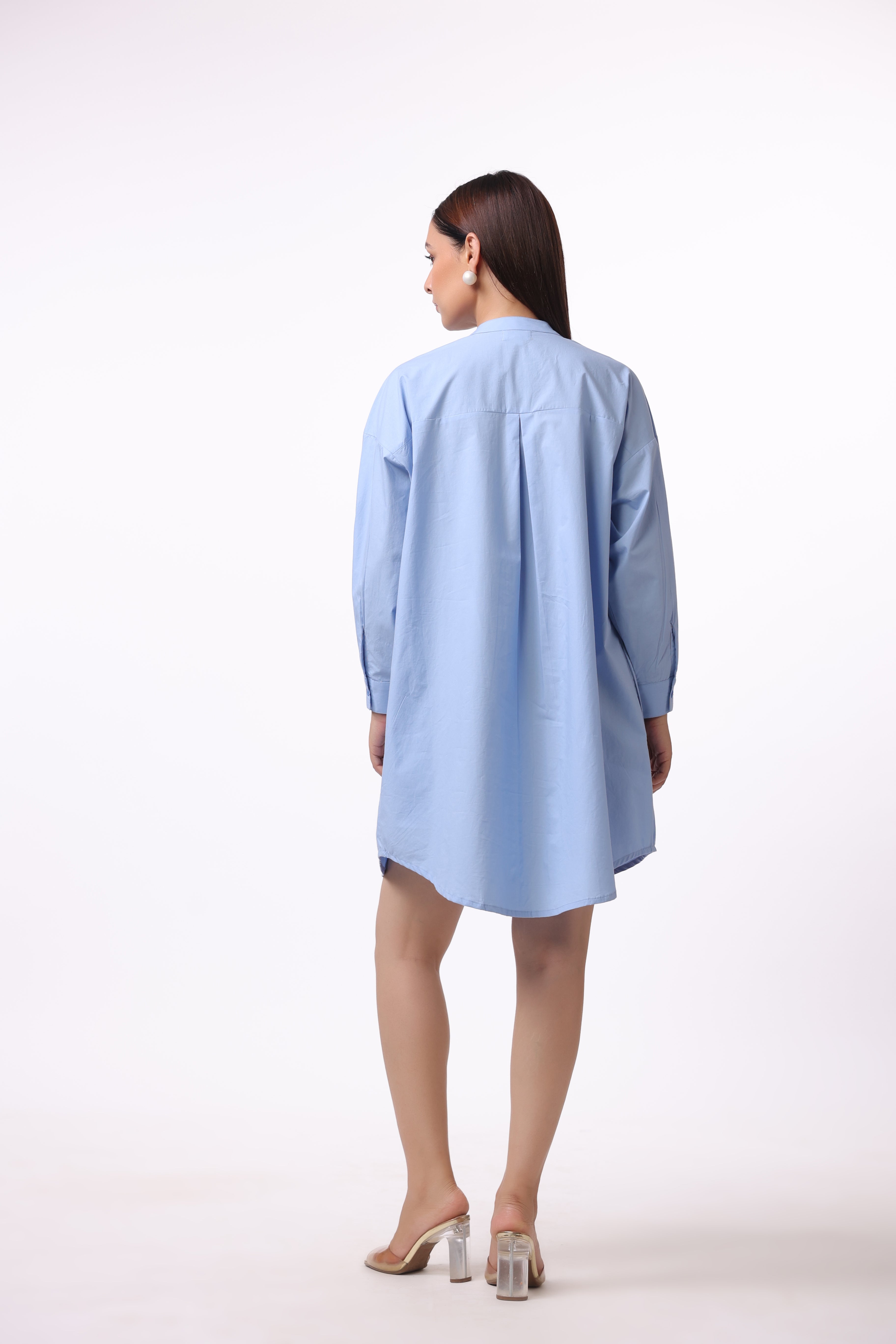 Women’s Blue Cotton Dress