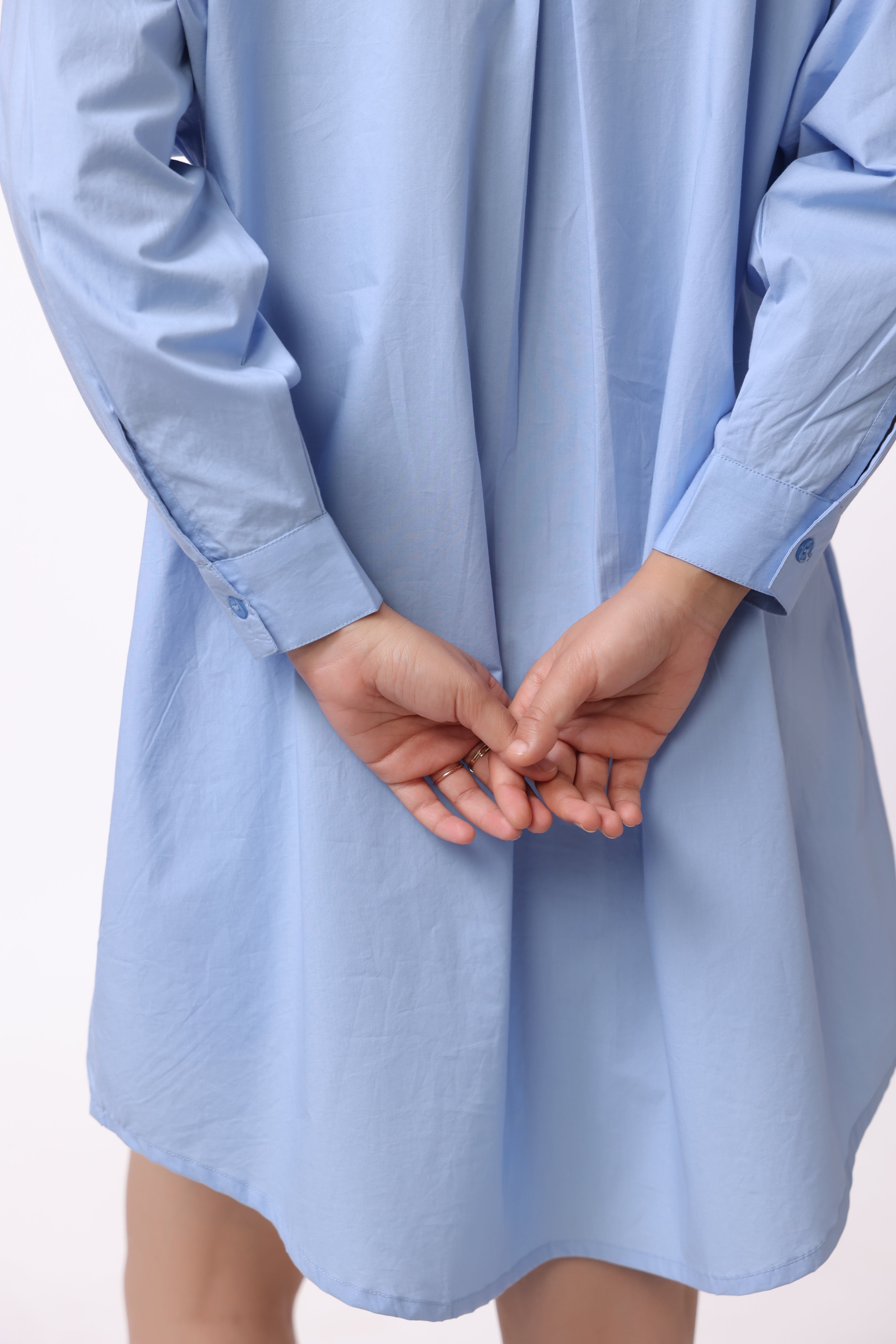 Women’s Blue Cotton Dress