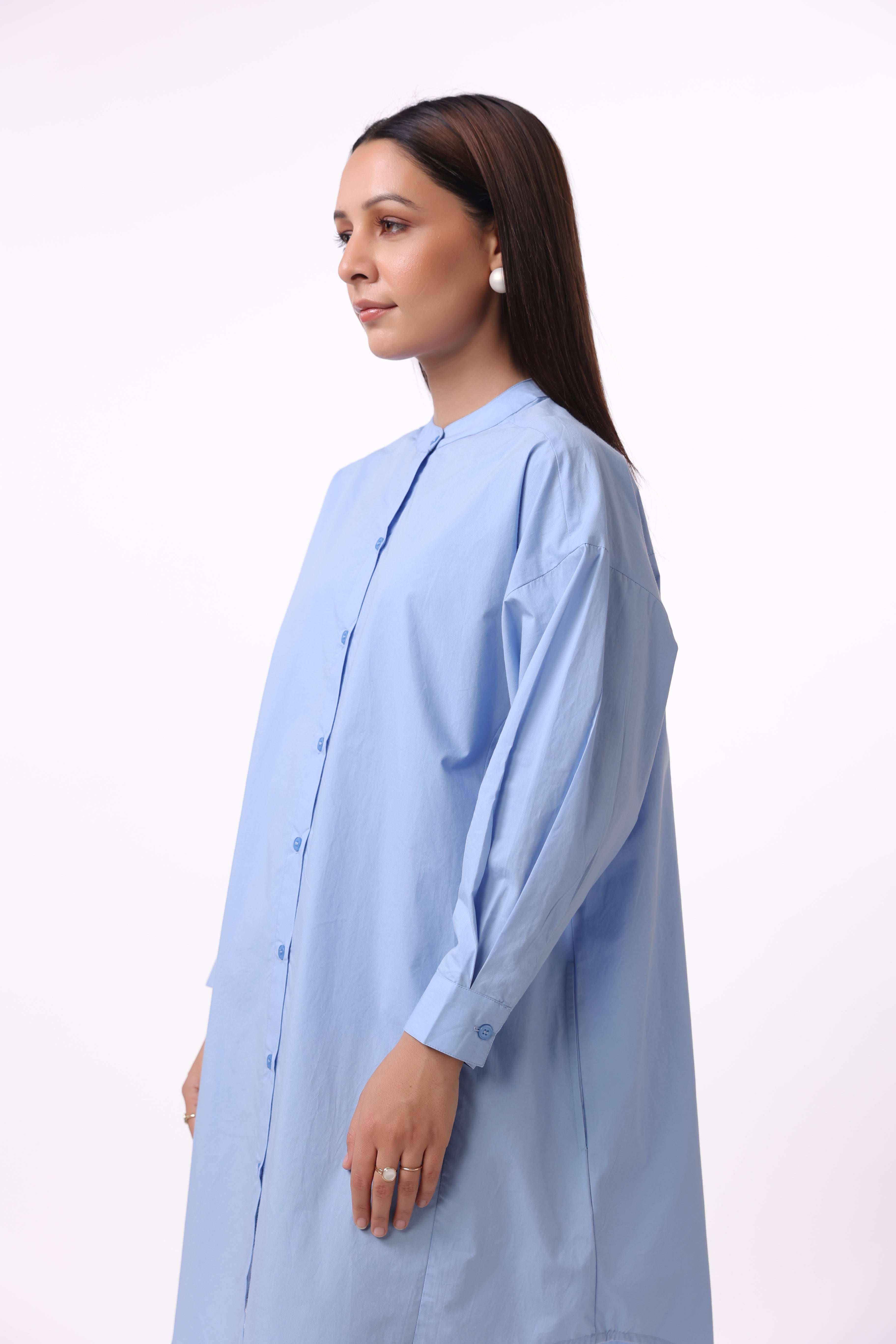 Women’s Blue Cotton Dress