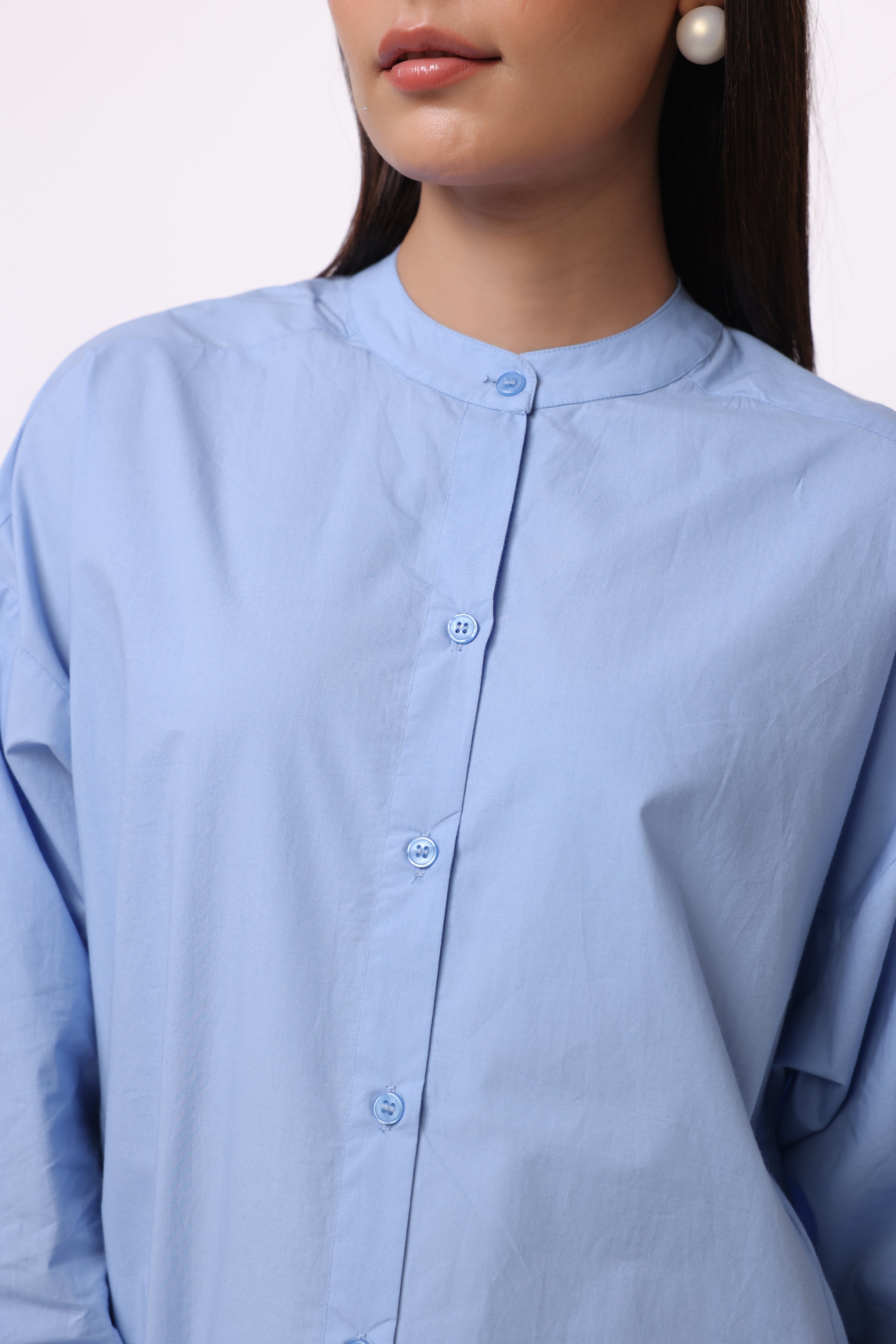 Women’s Blue Cotton Dress