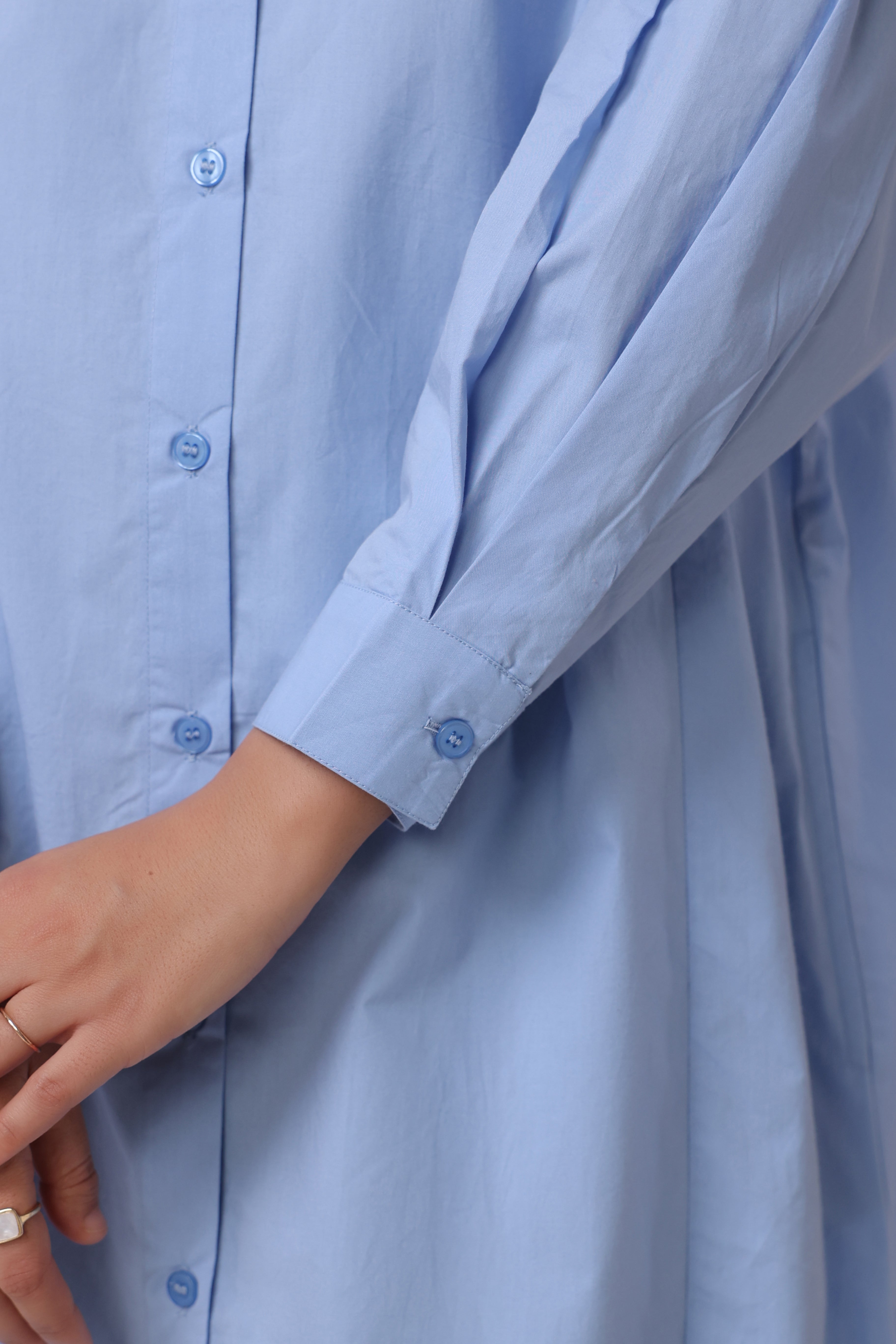 Women’s Blue Cotton Dress