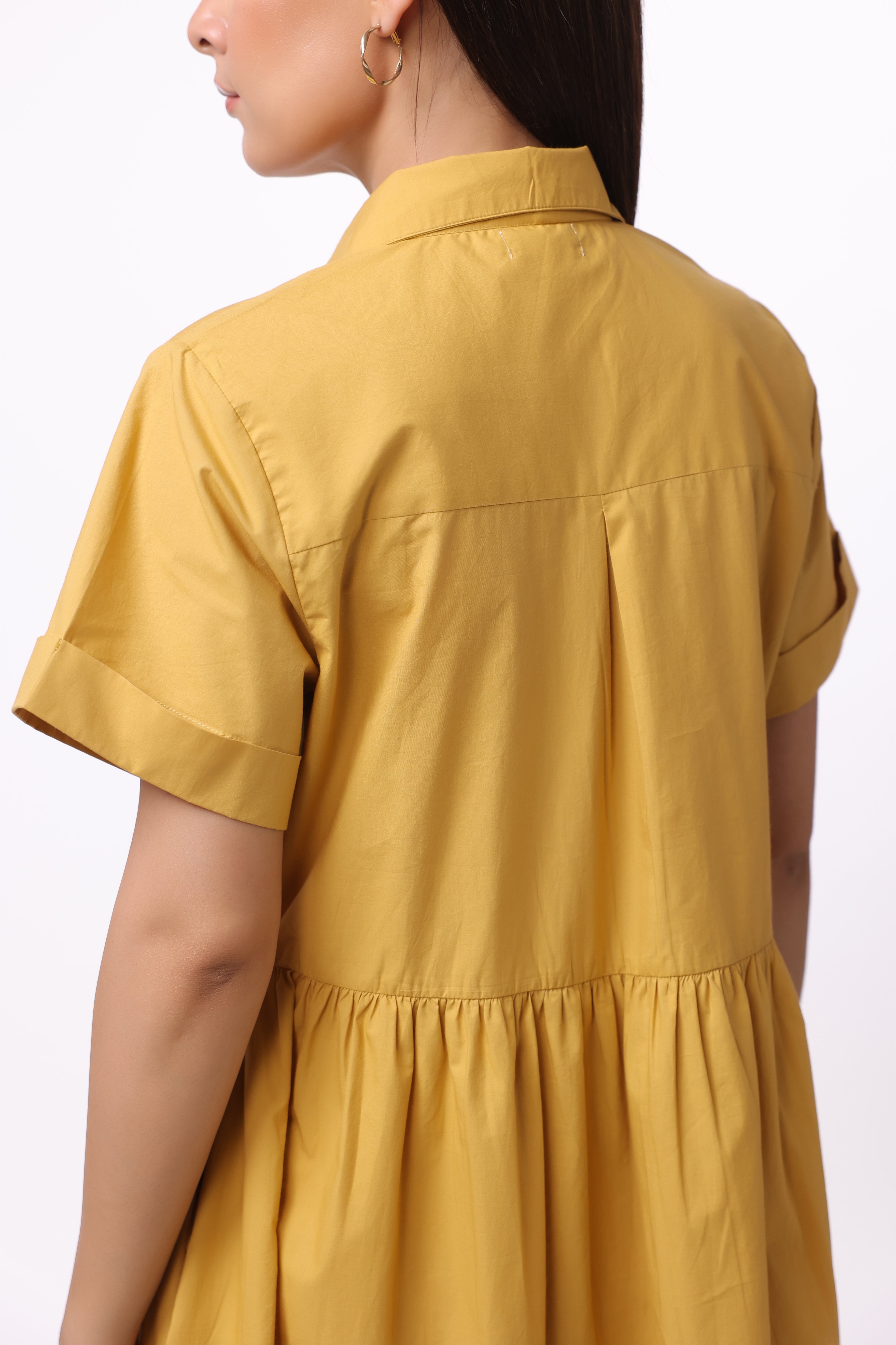 Women’s Yellow Cotton Dress