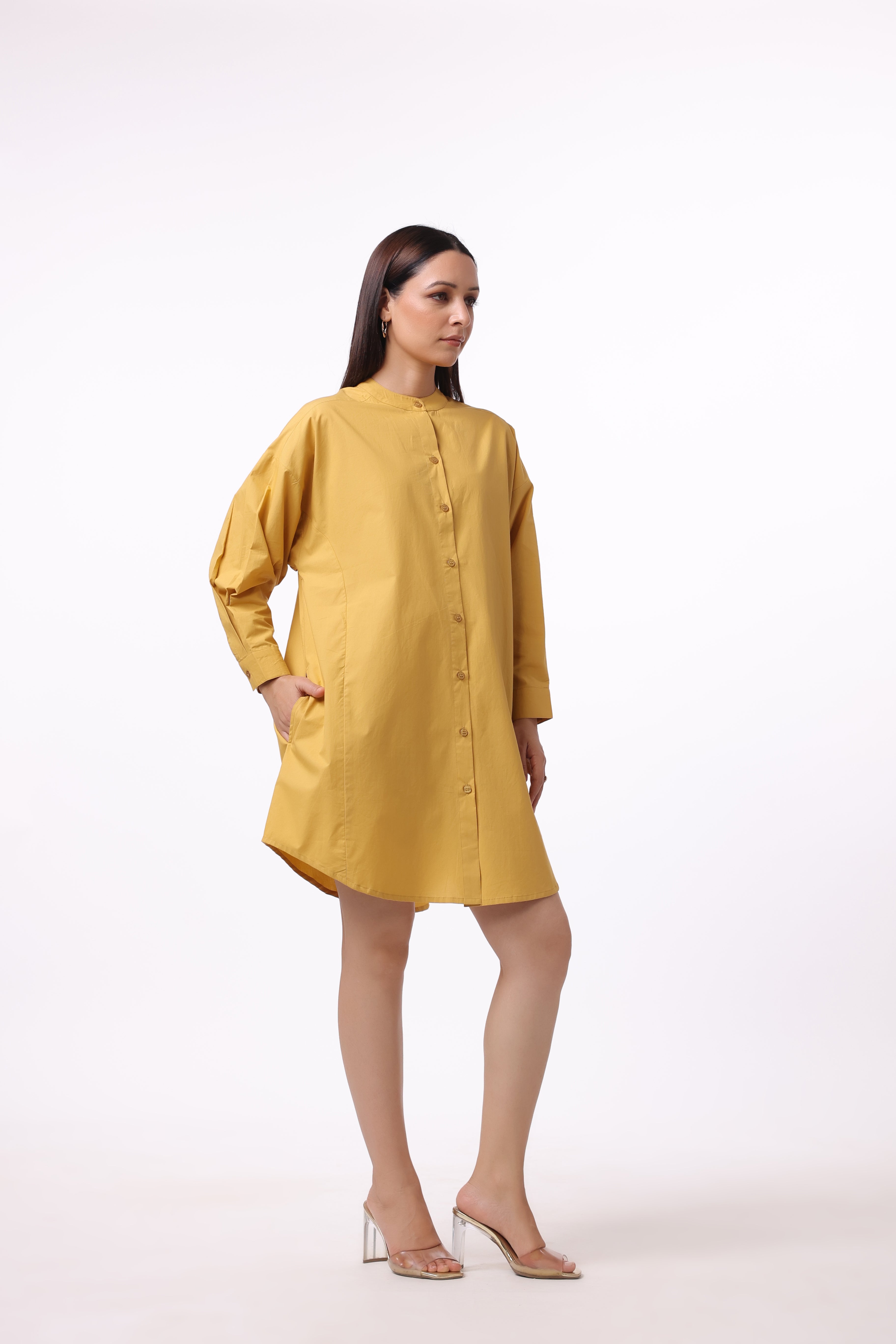 Women’s Yellow Cotton Dress
