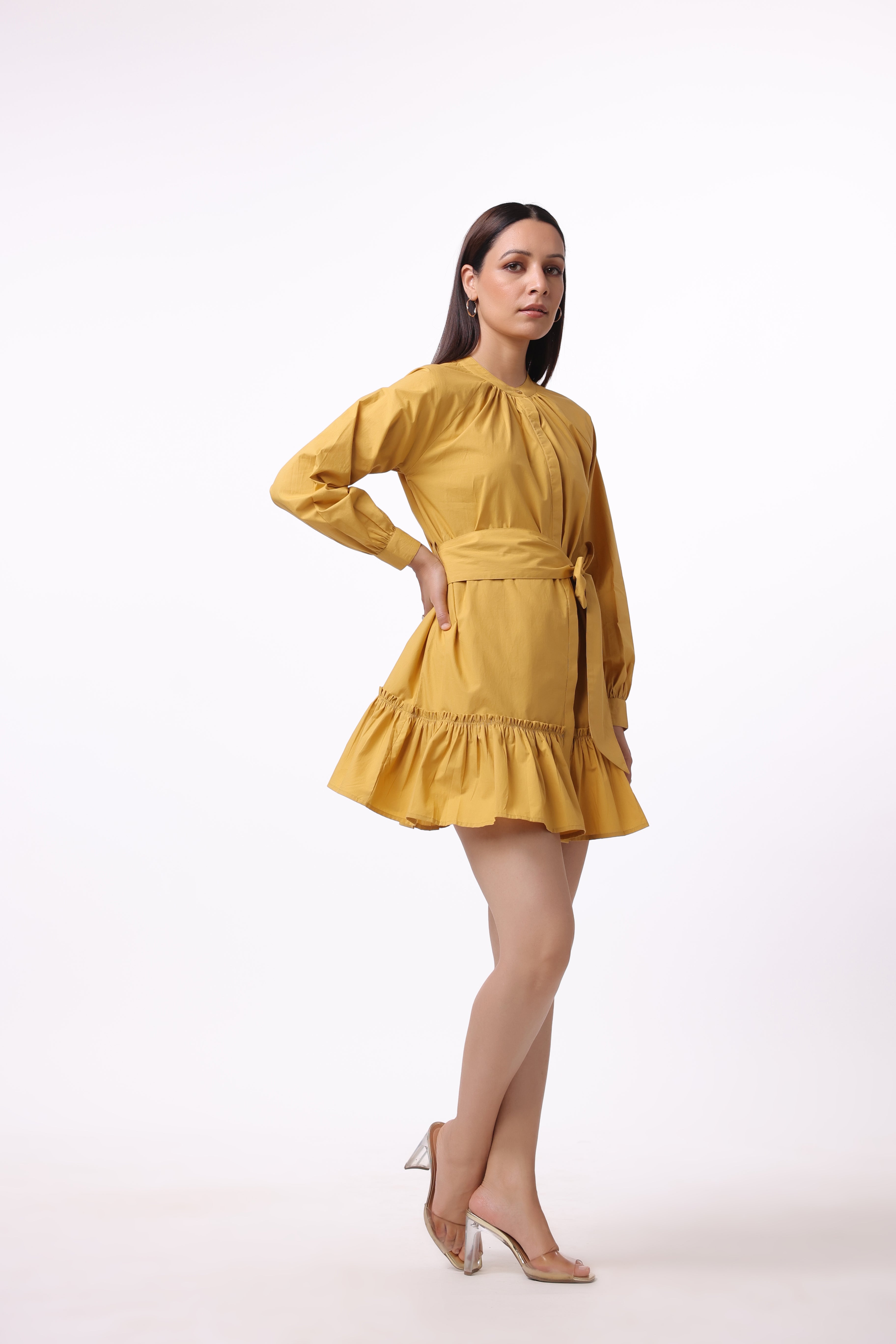 Women’s Yellow Cotton Dress