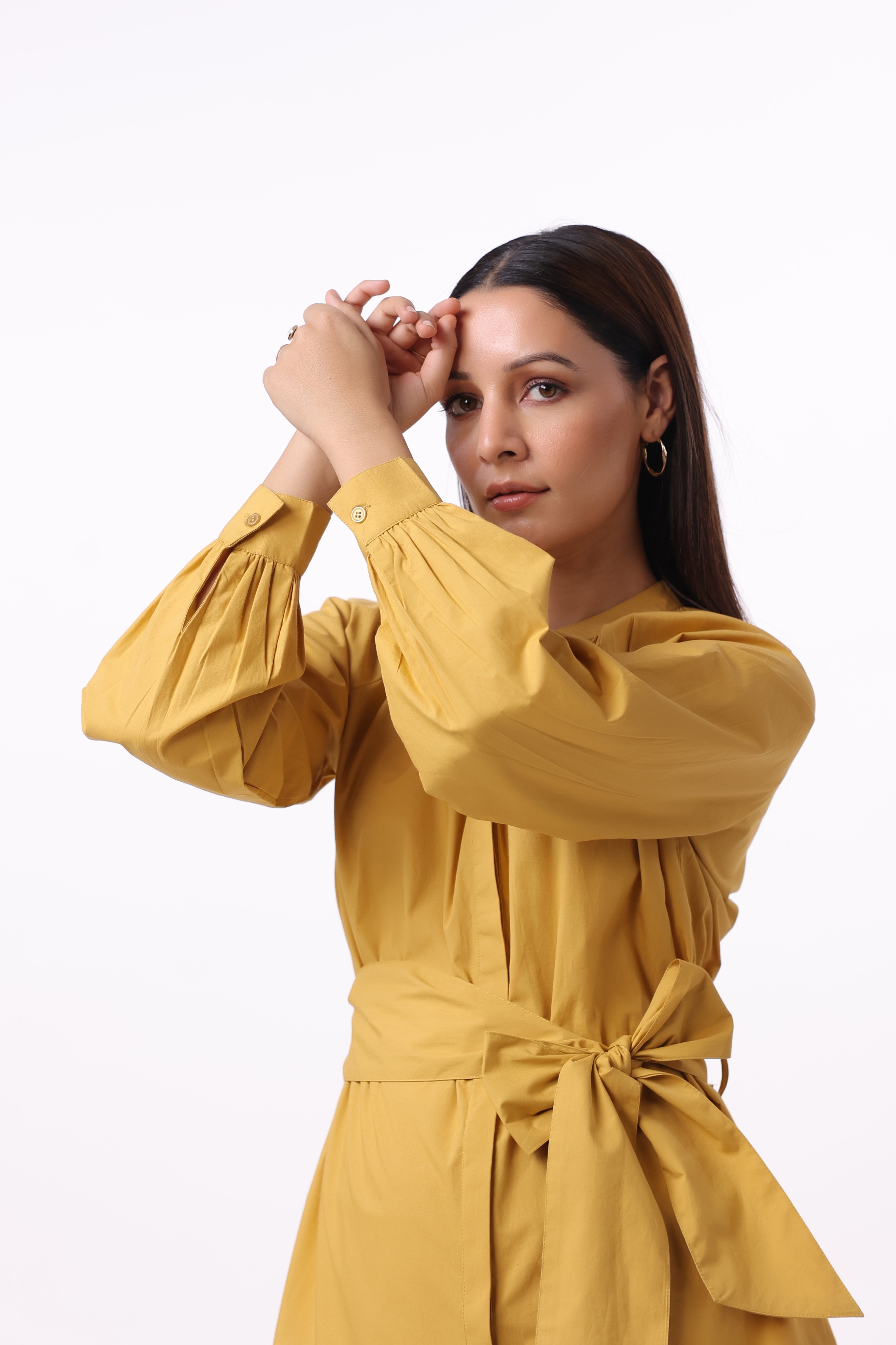 Women’s Yellow Cotton Dress