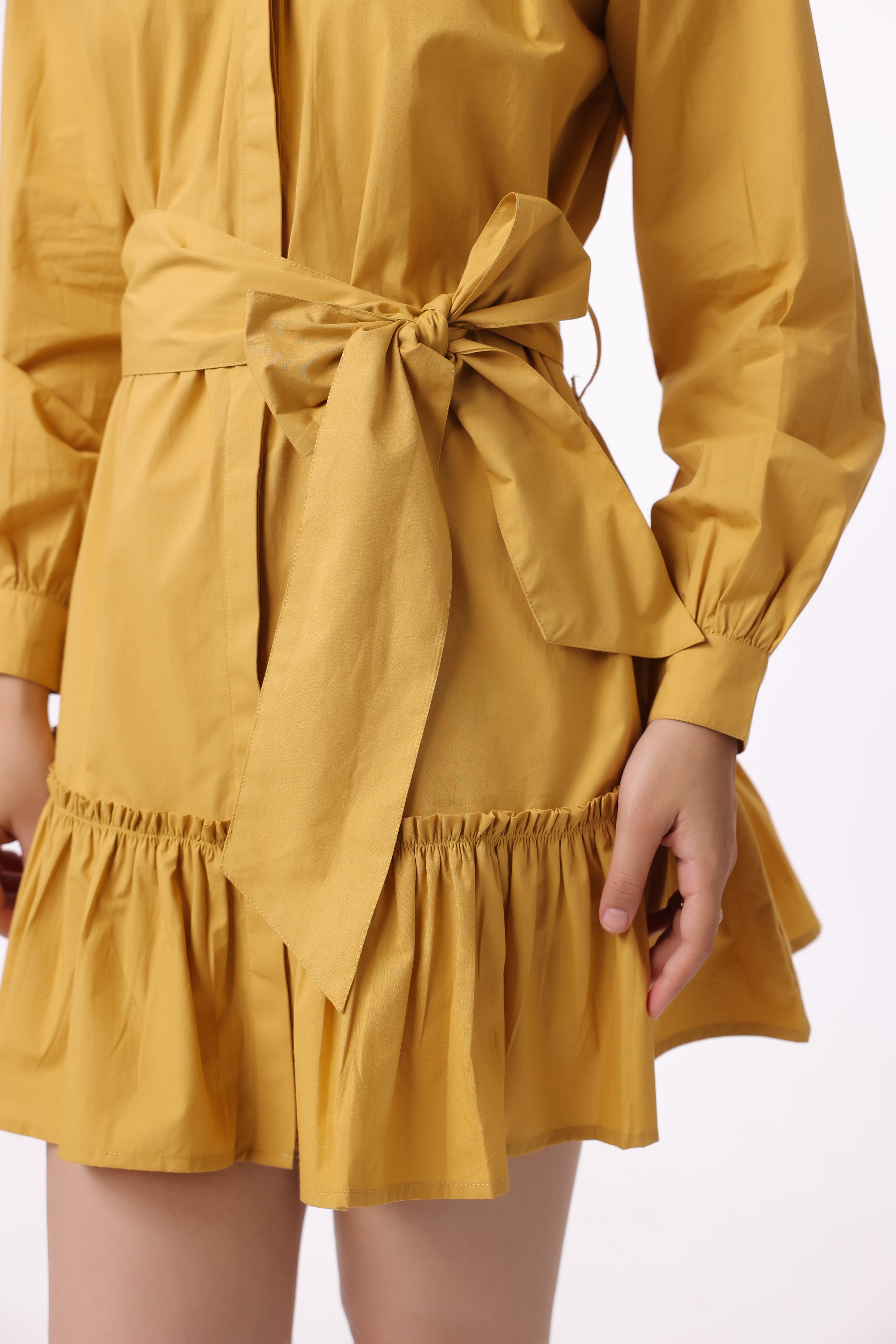 Women’s Yellow Cotton Dress