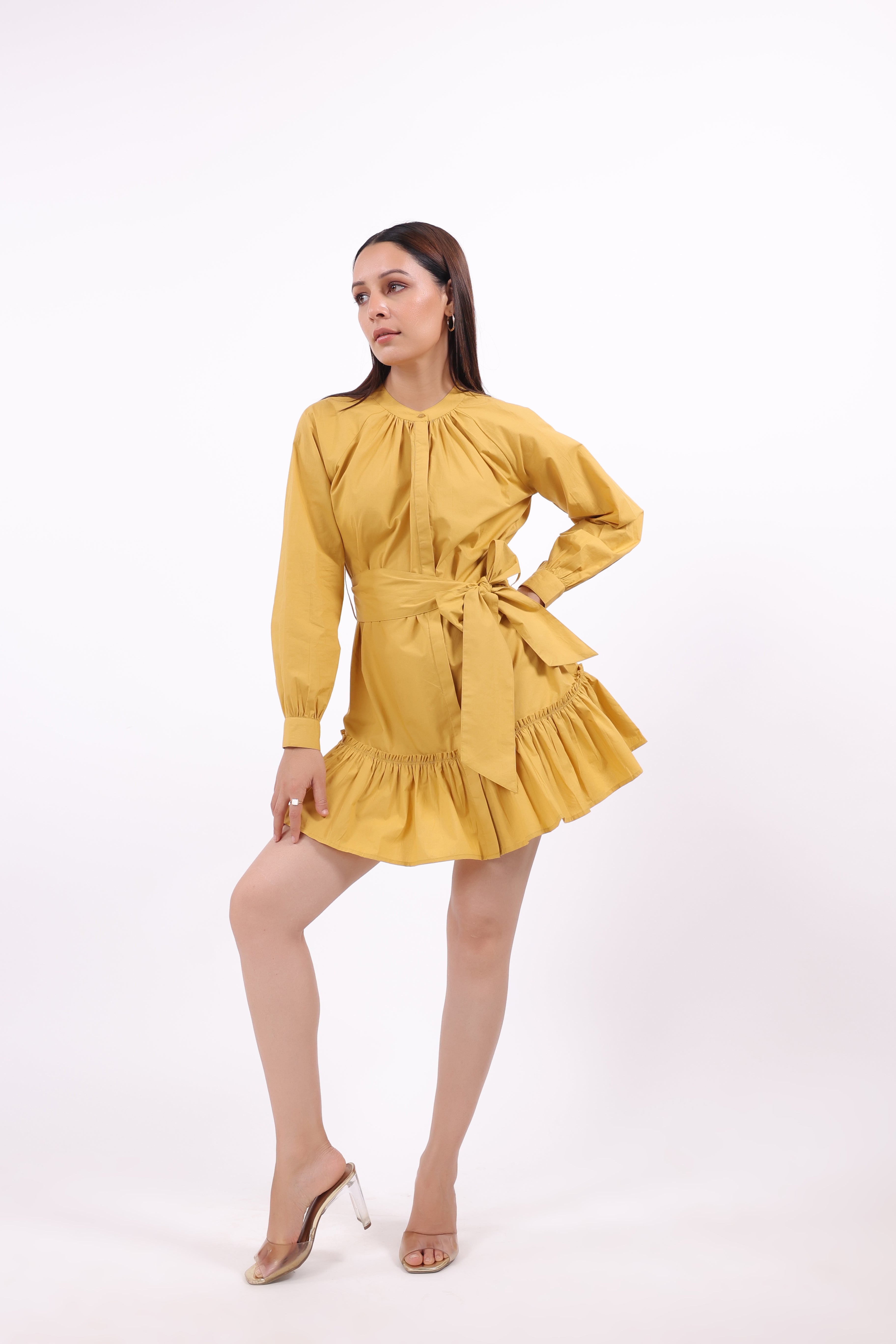 Women’s Yellow Cotton Dress