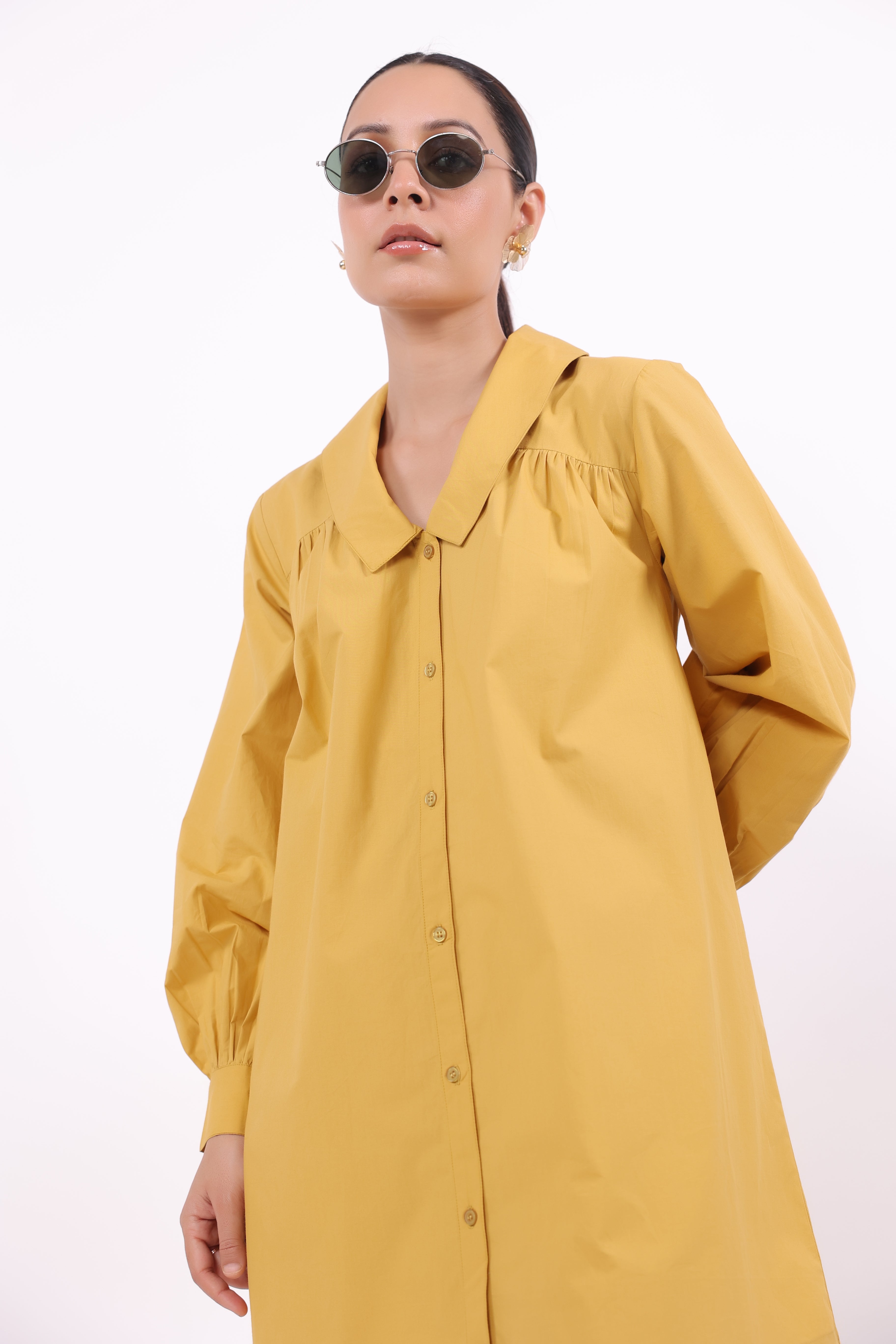 Women’s Yellow Cotton Dress