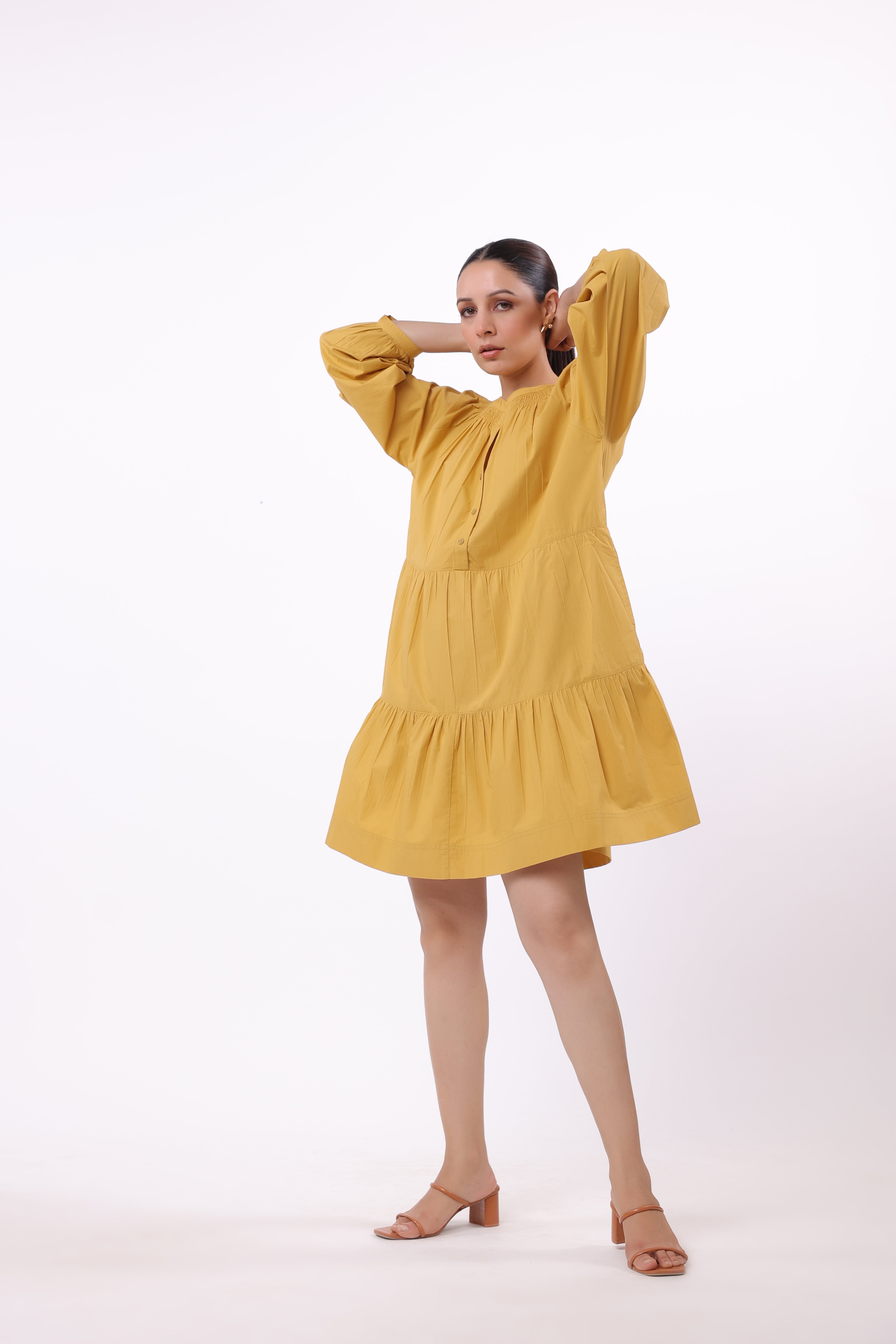 Women’s Yellow Cotton Dress