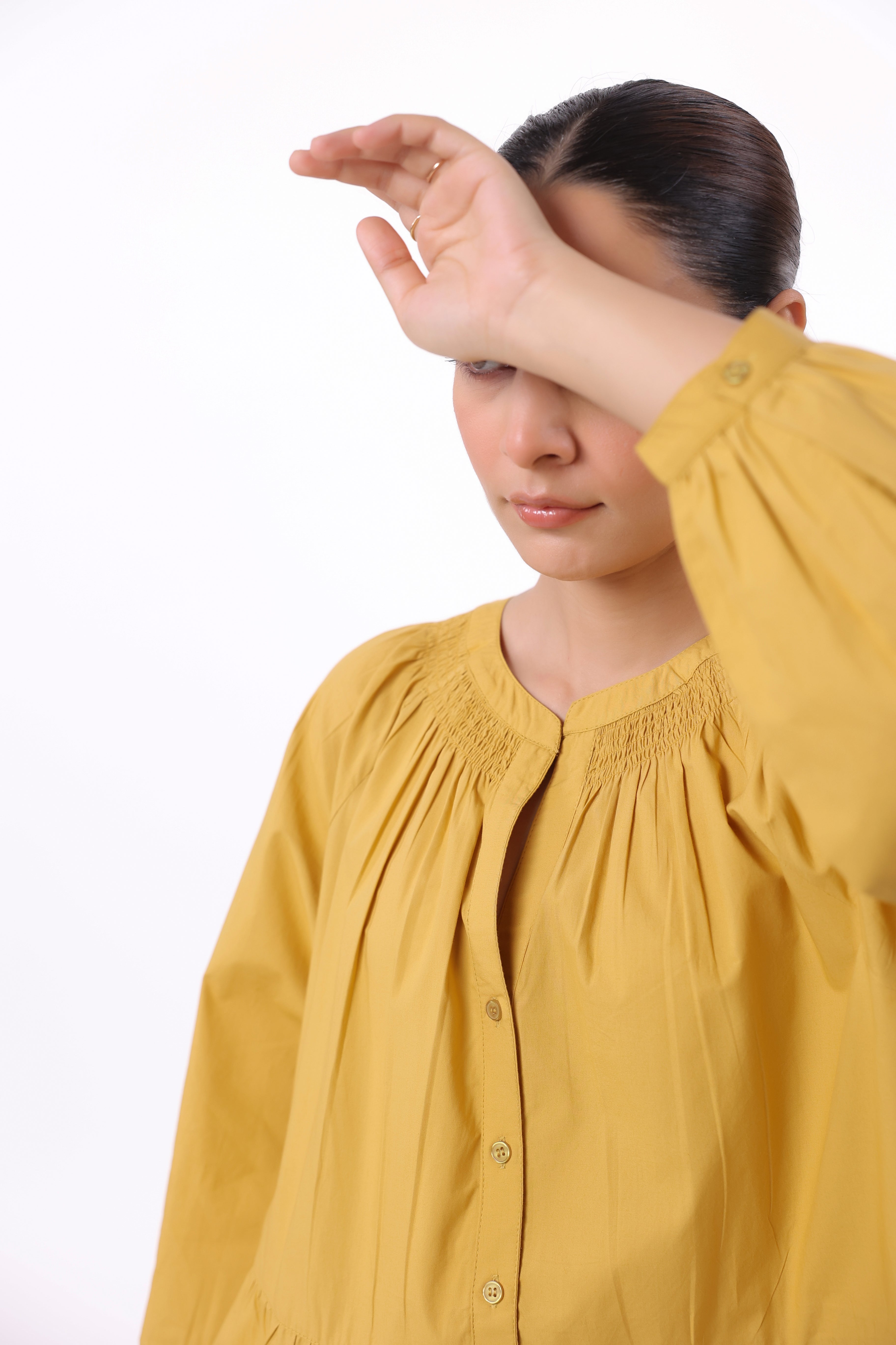 Women’s Yellow Cotton Dress