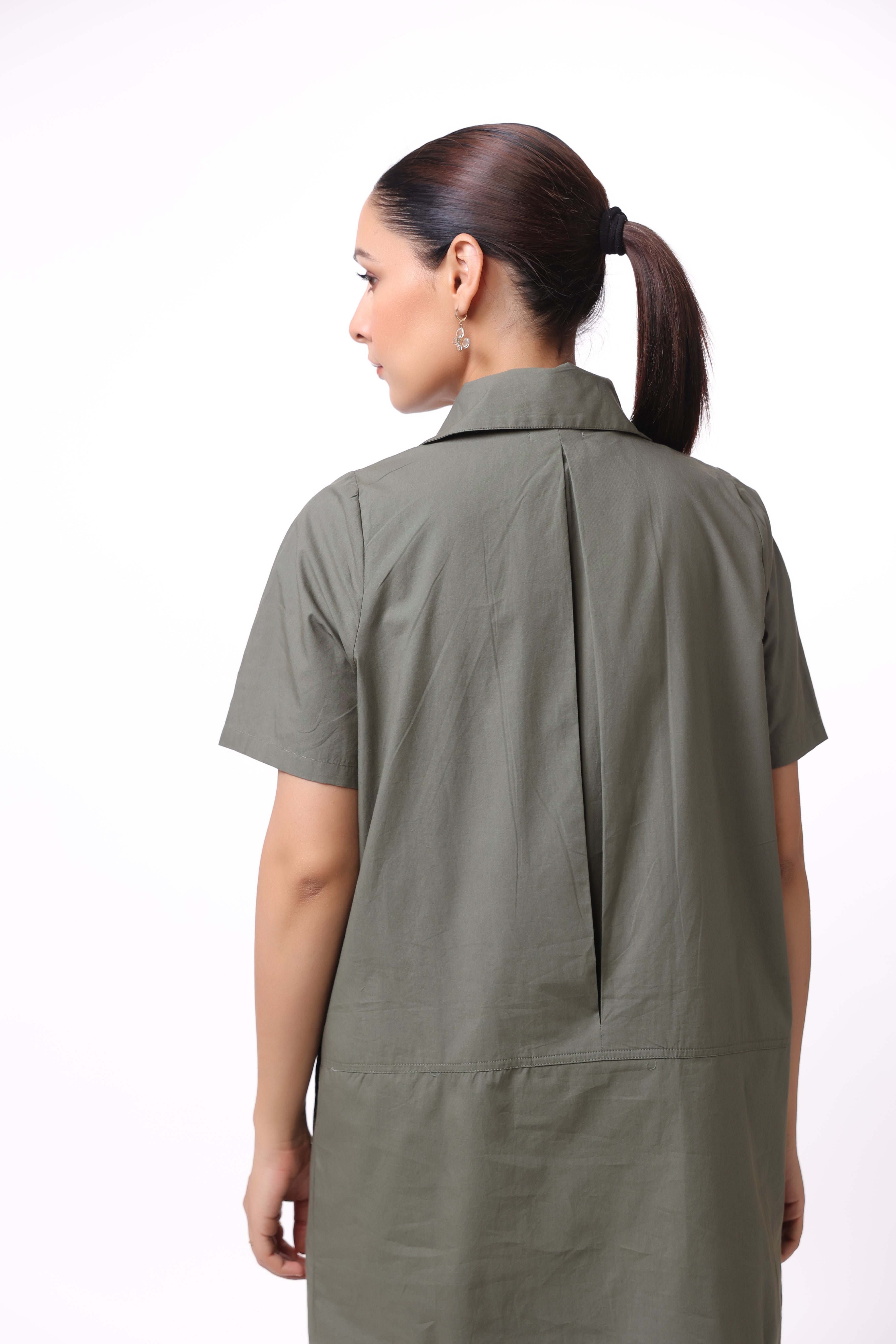 Women’s Green Cotton Dress