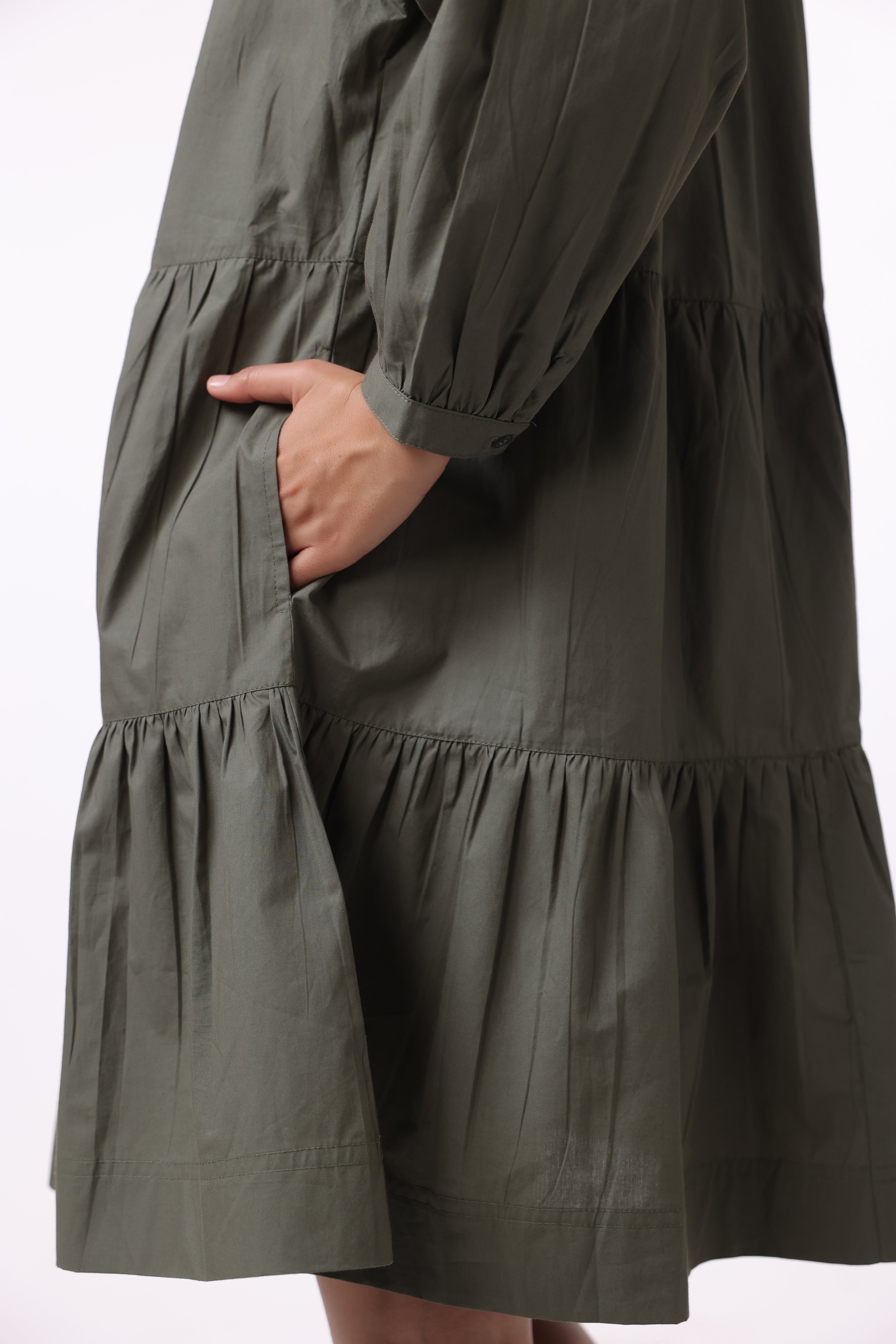 Women’s Green Cotton Dress