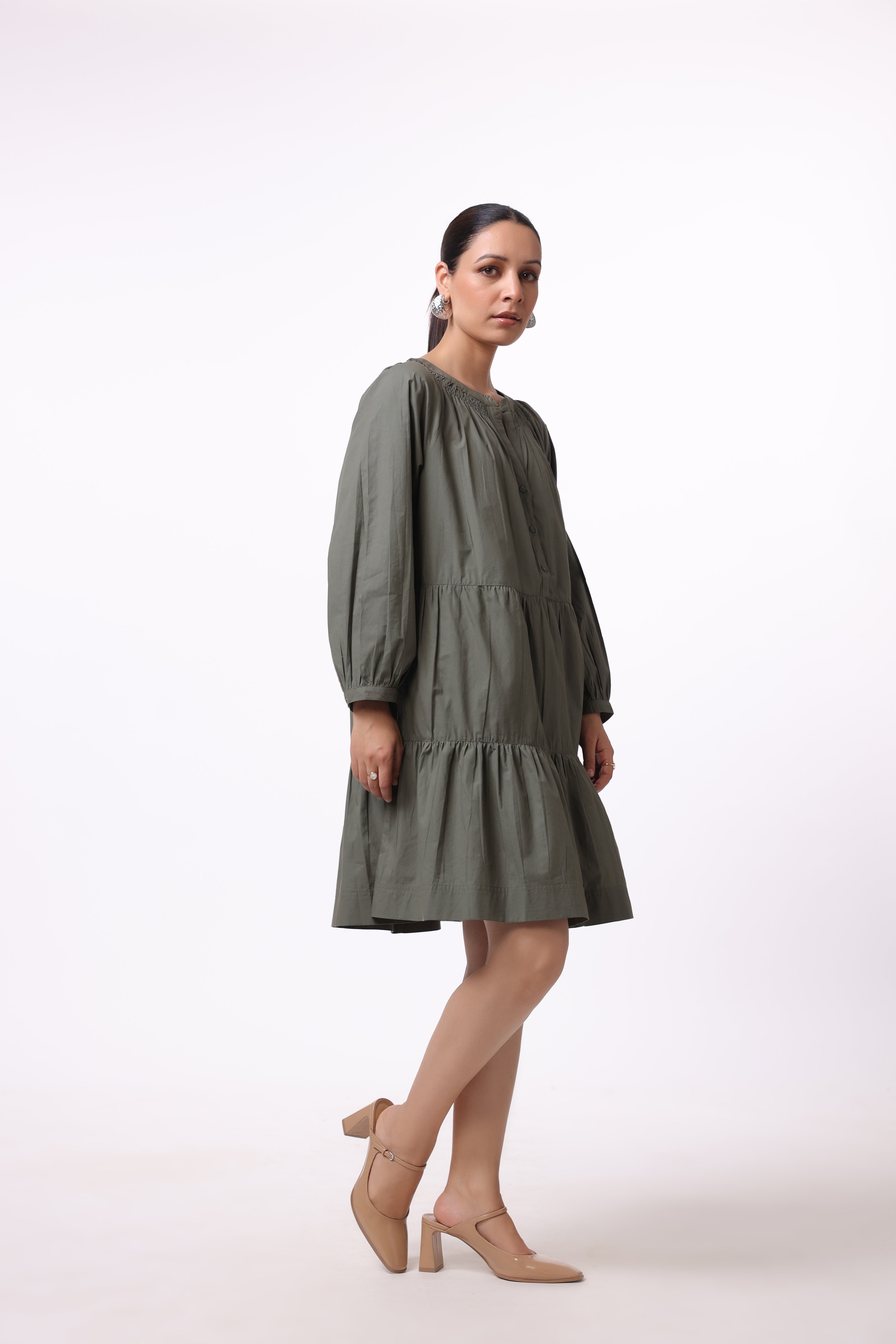 Women’s Green Cotton Dress