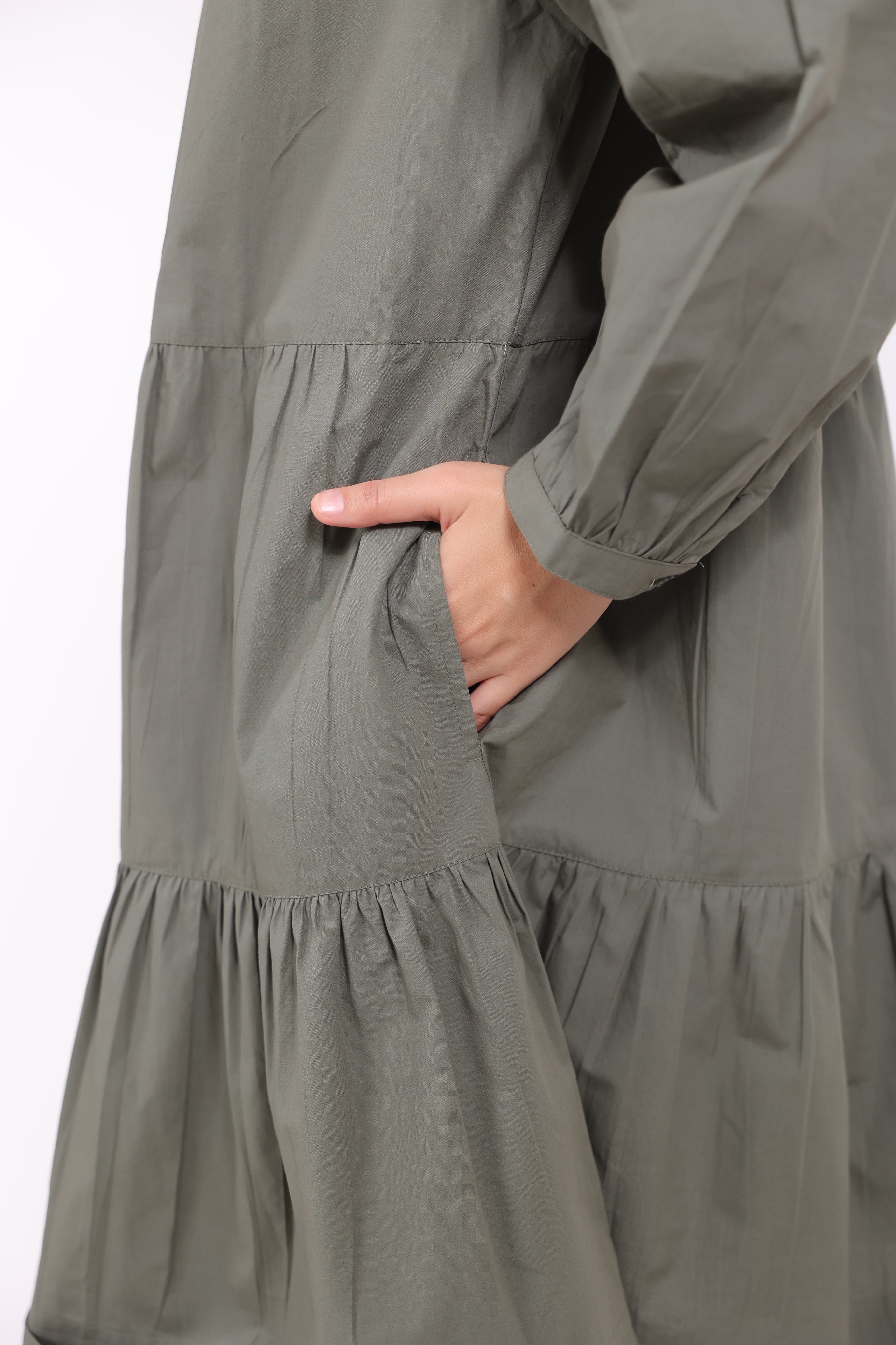 Women’s Green Cotton Dress