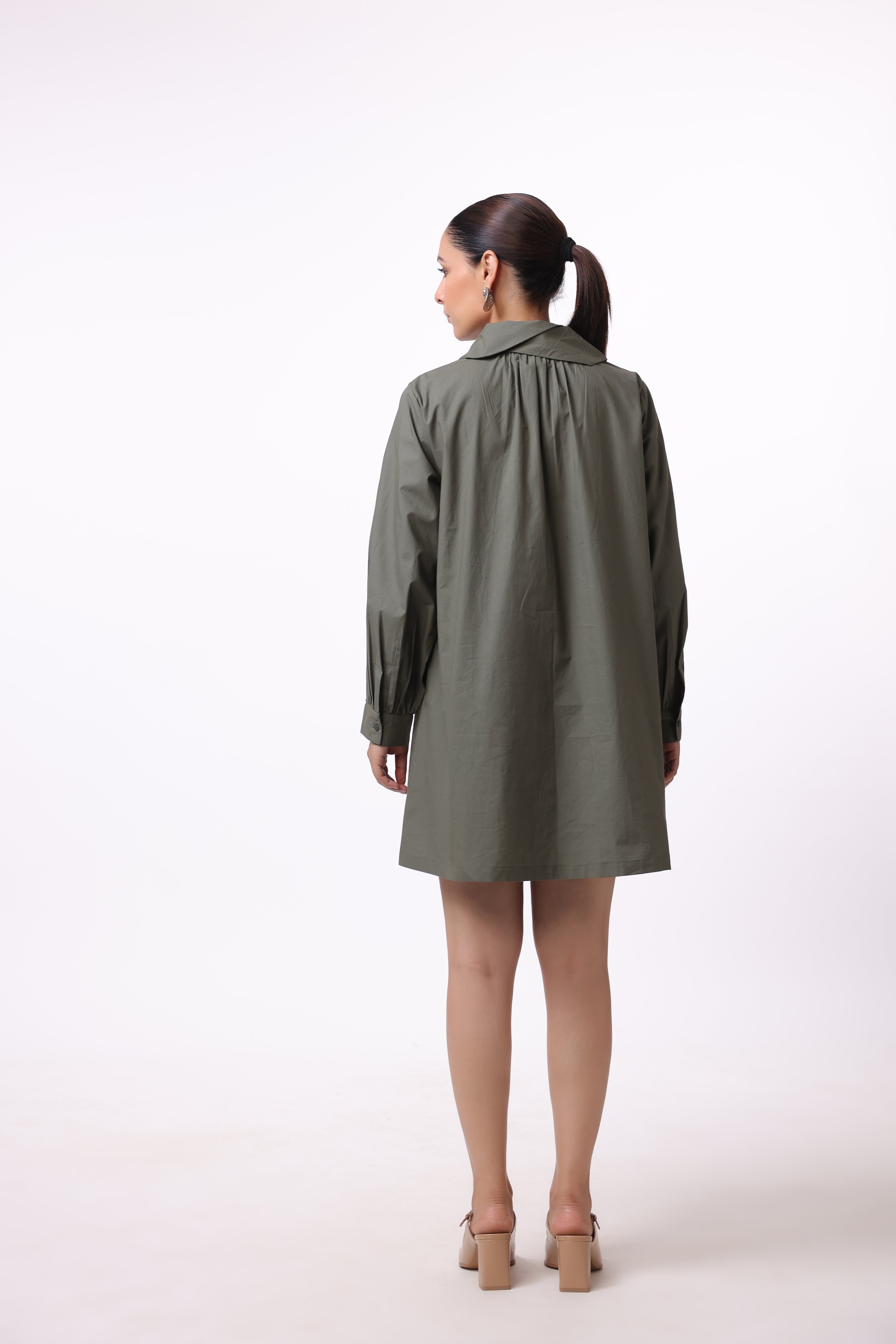 Women’s Green Cotton Dress