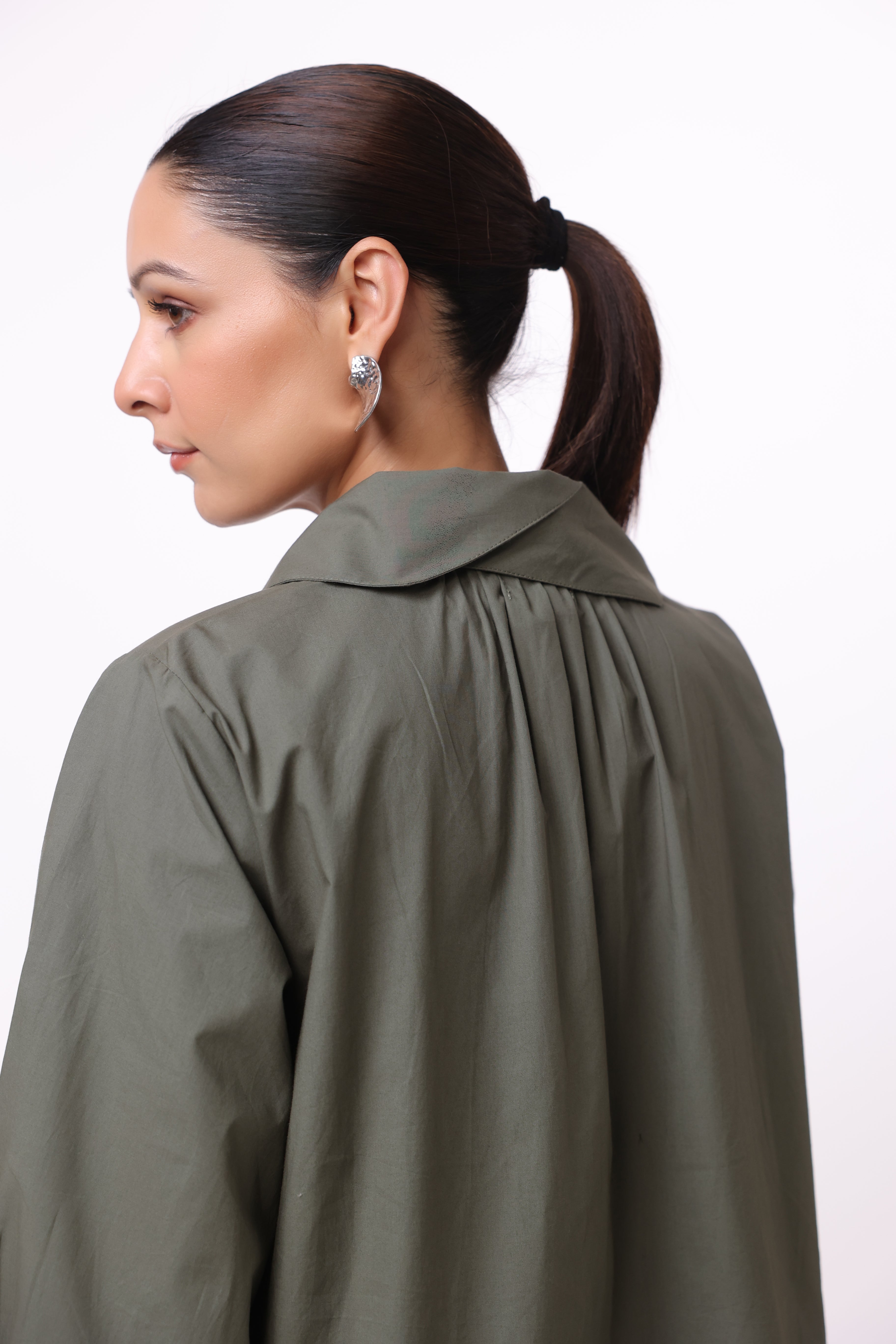 Women’s Green Cotton Dress