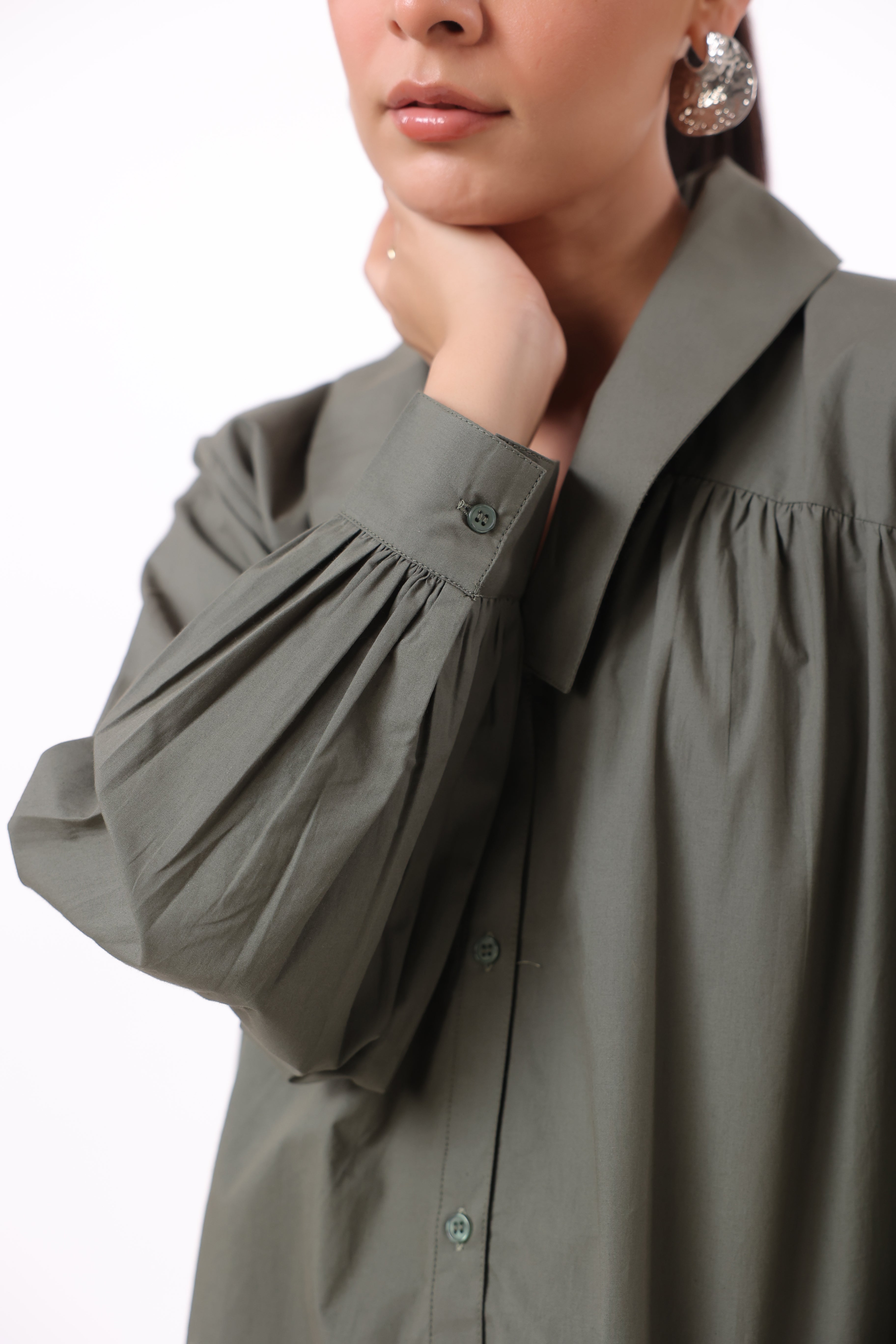 Women’s Green Cotton Dress