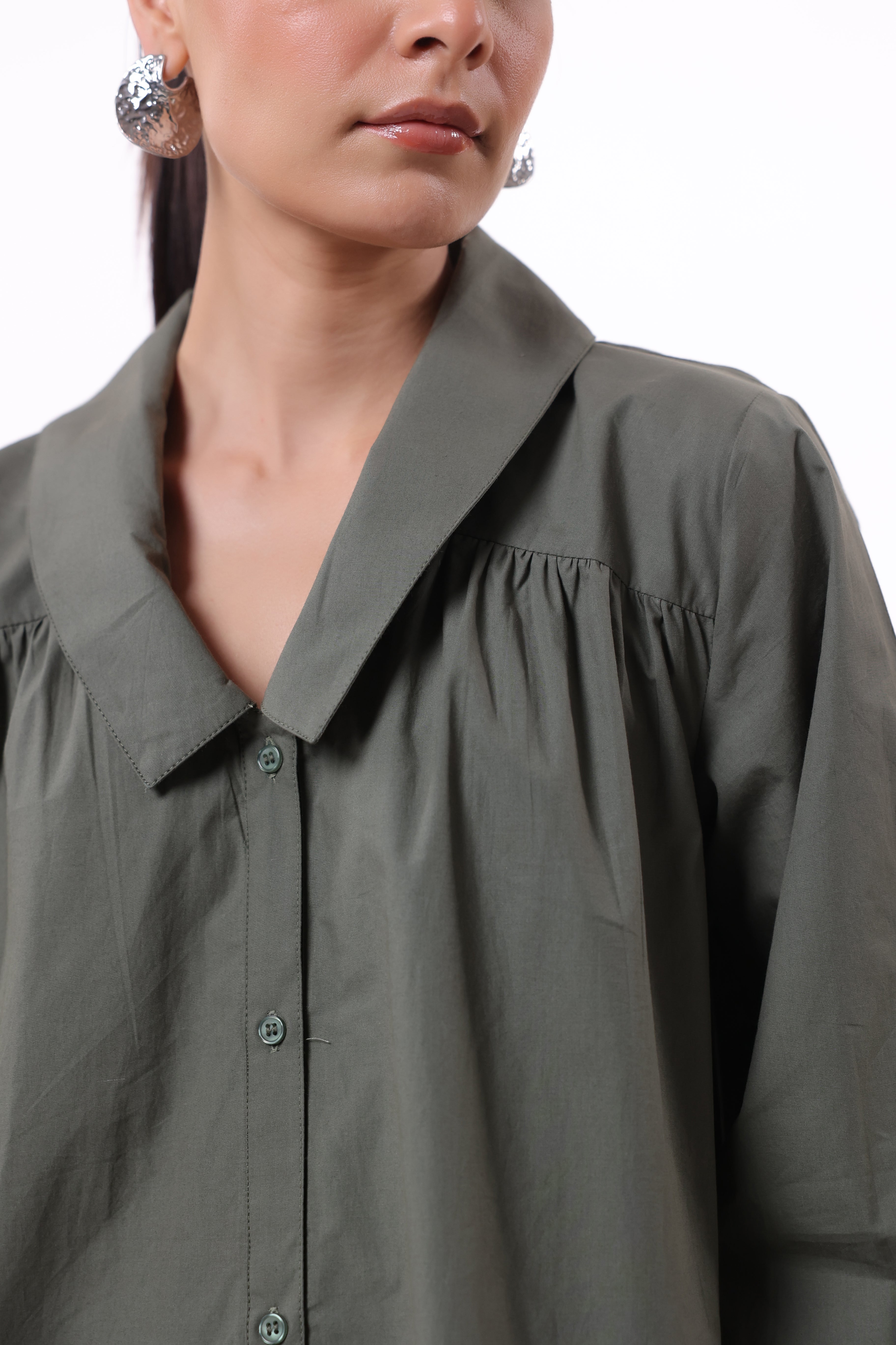 Women’s Green Cotton Dress