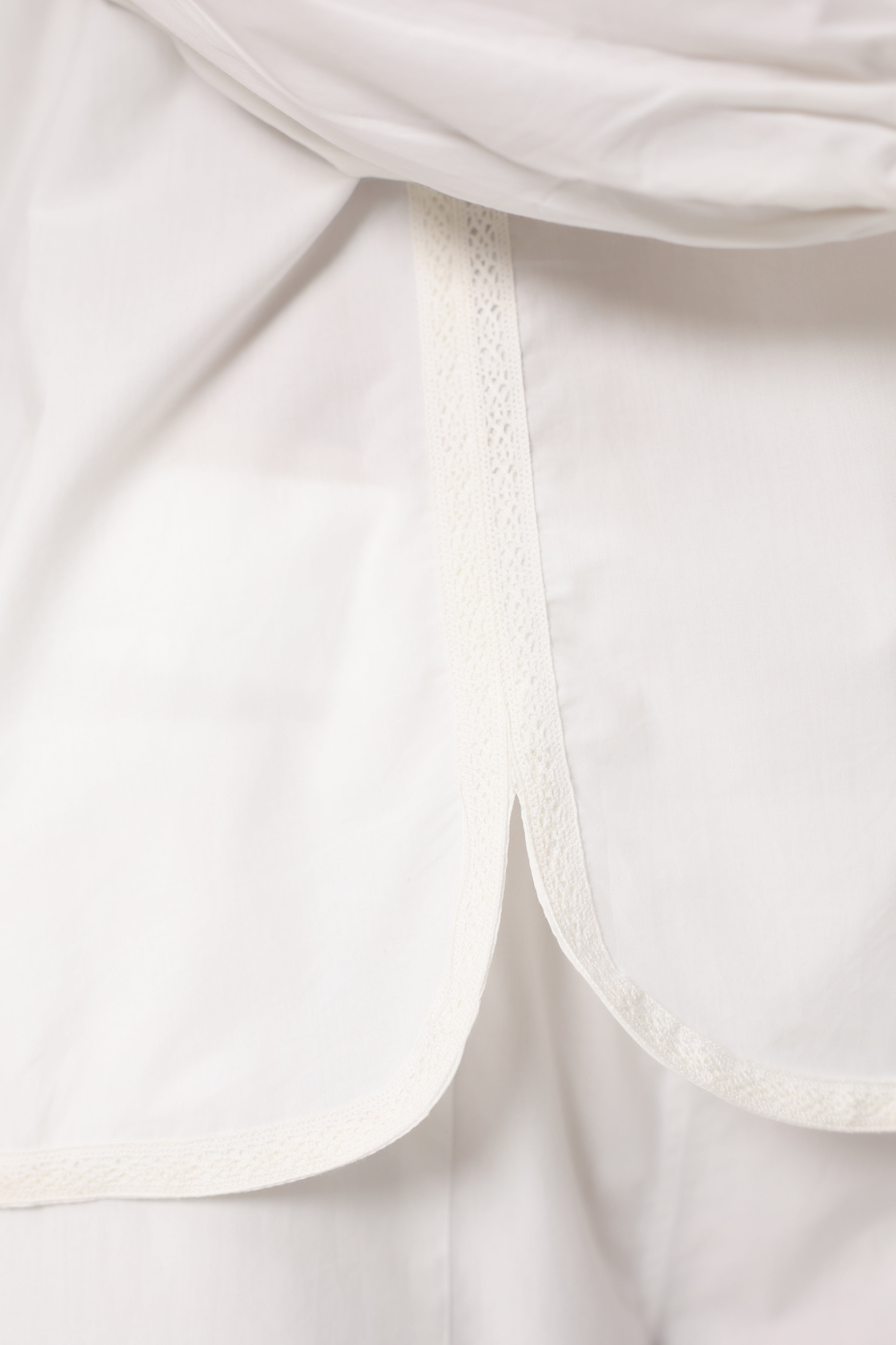 Women’s White Cotton Poplin Co-Ord Set