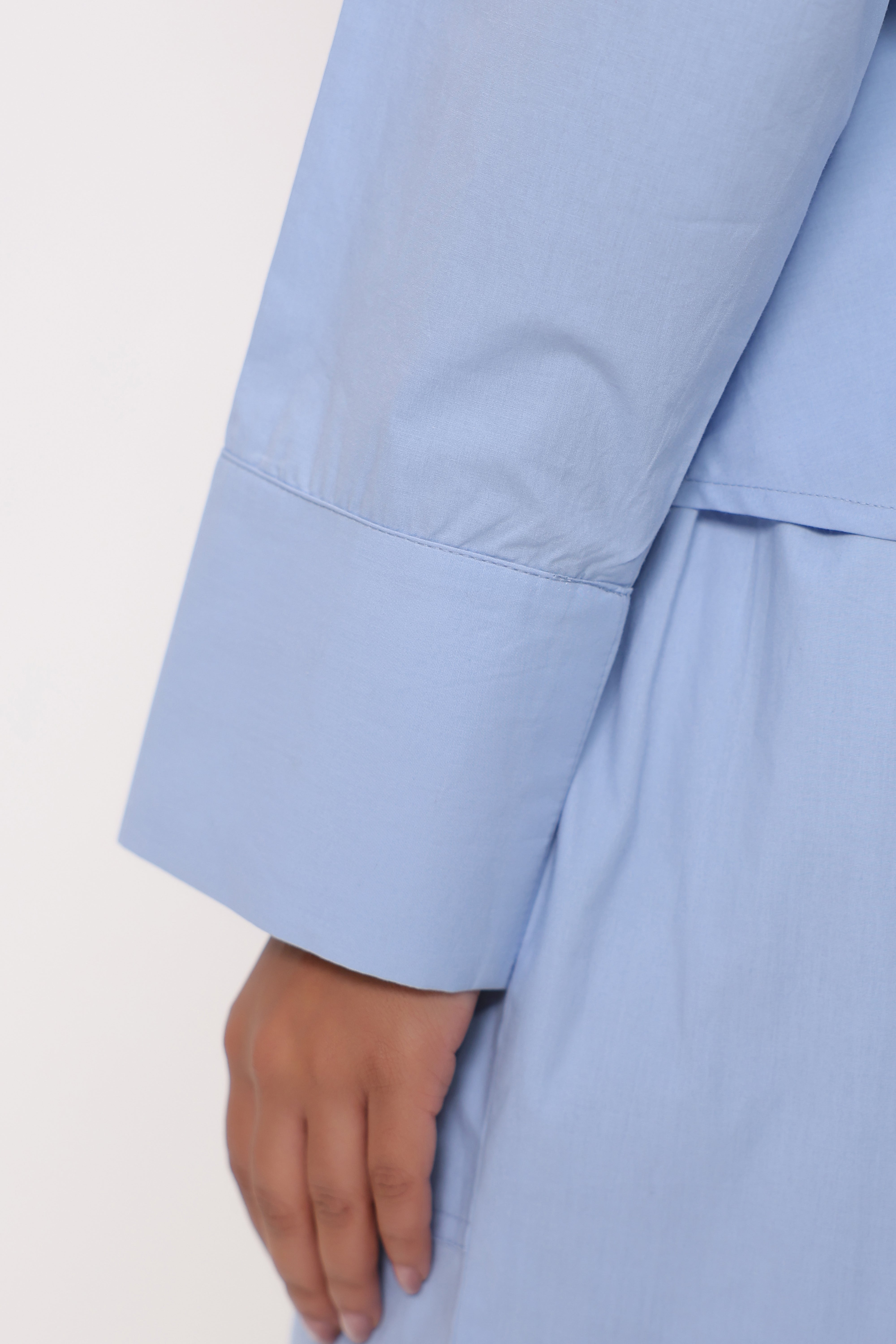 Women’s Blue Cotton Top with Blue Shorts Co-Ord Set