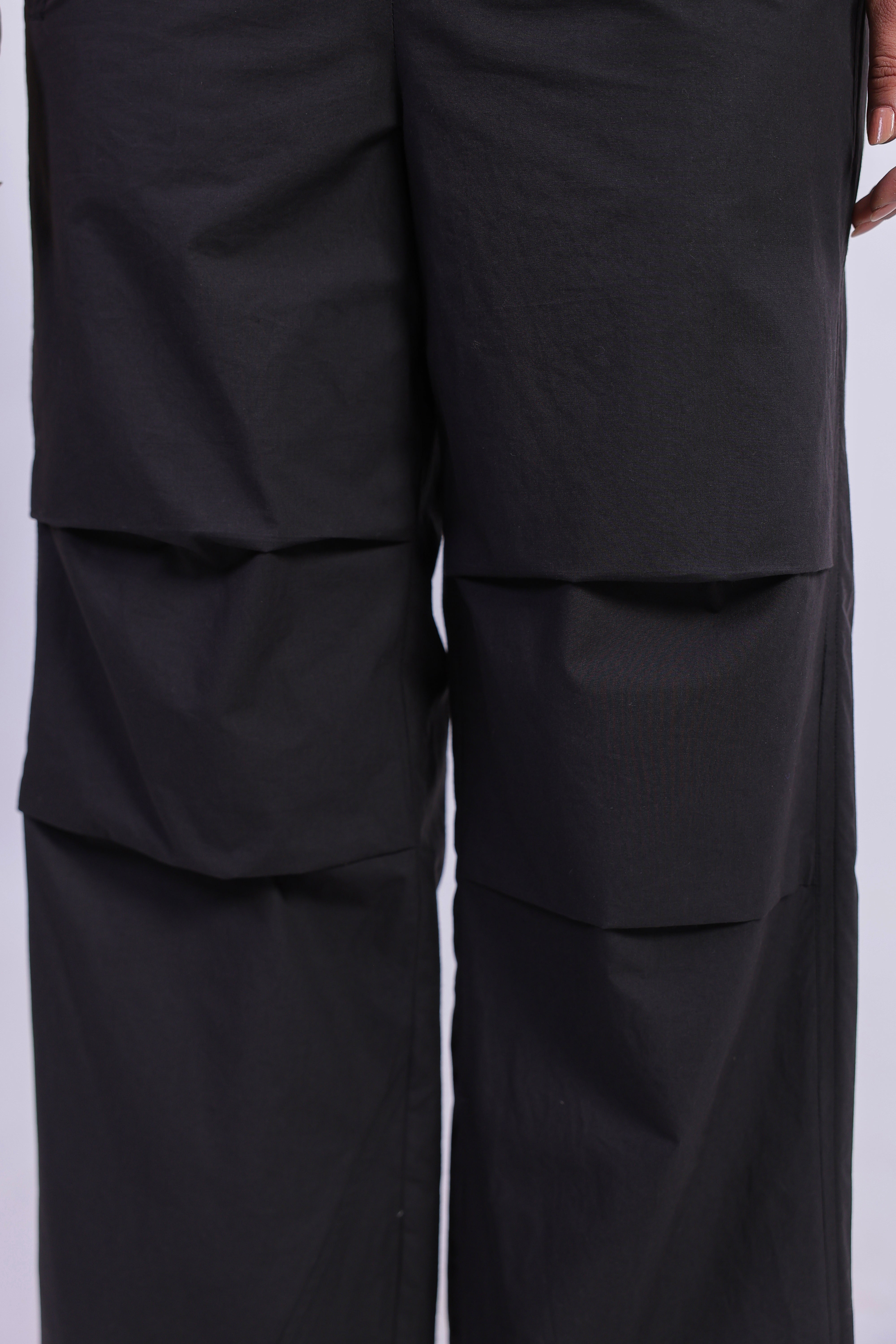 Women’s Black Cotton Trouser