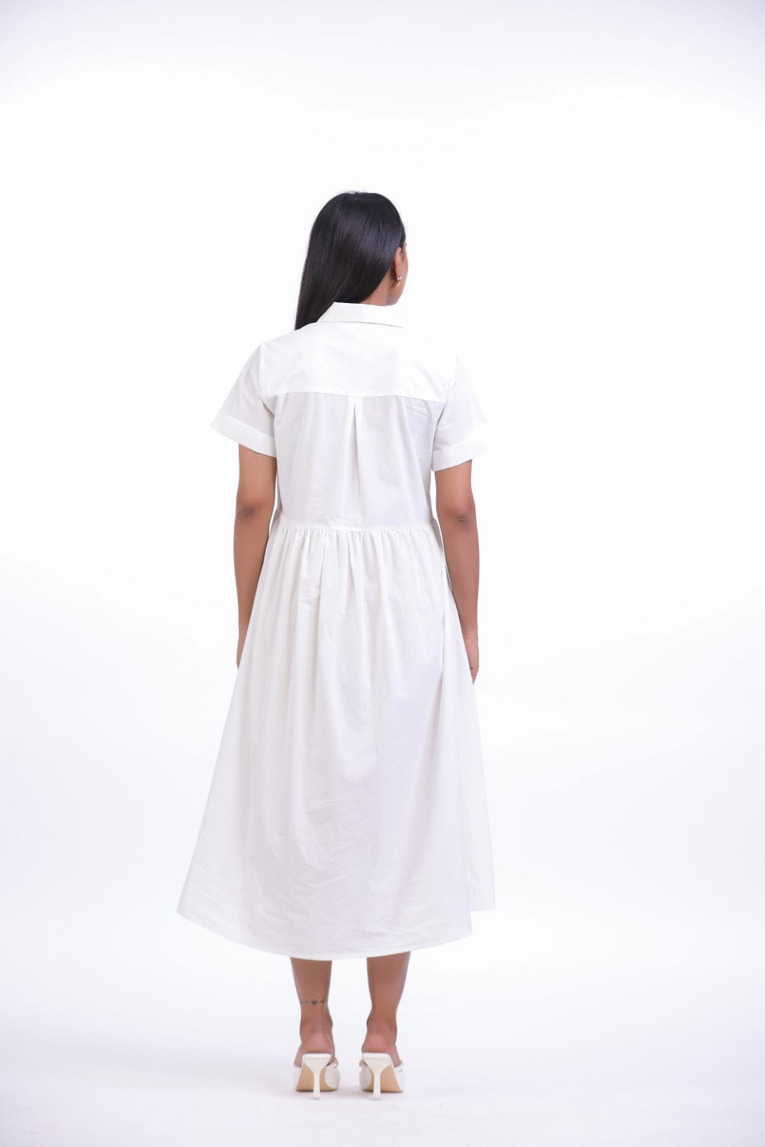 Women’s White Cotton Dress