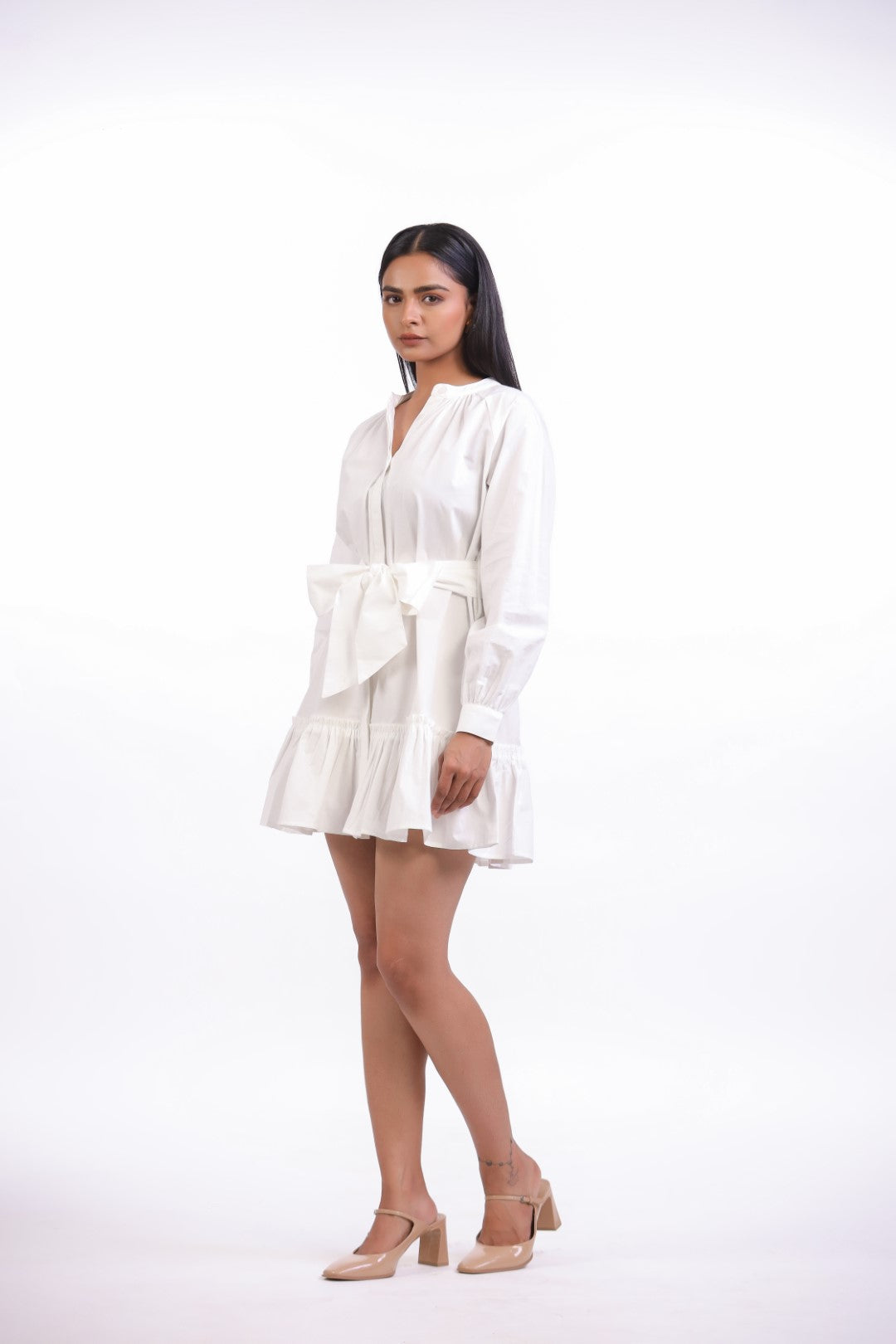Women’s White Cotton Dress