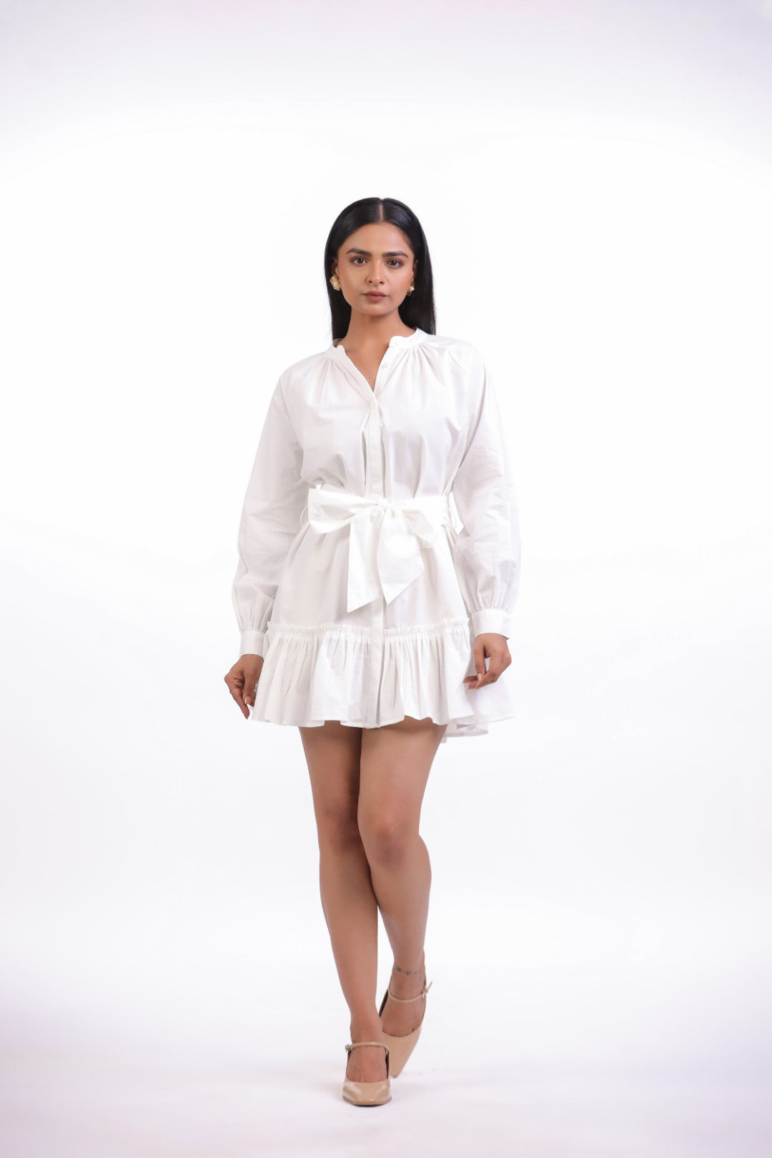 Women’s White Cotton Dress