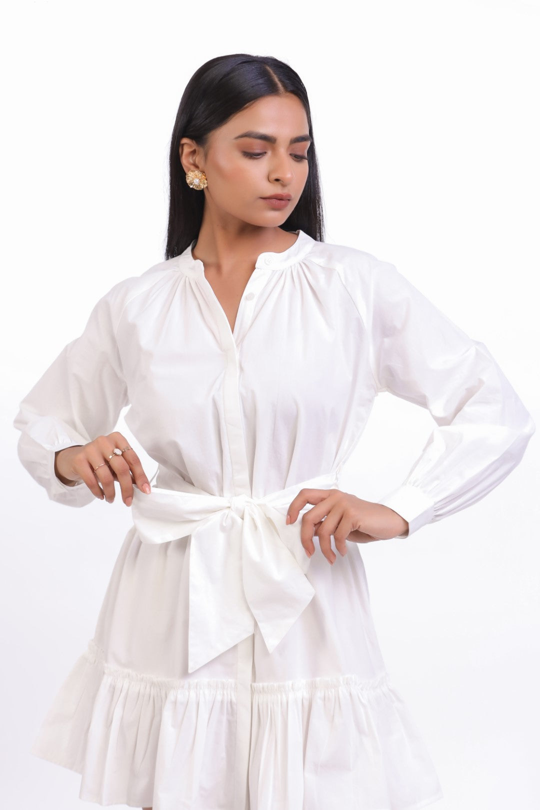 Women’s White Cotton Dress