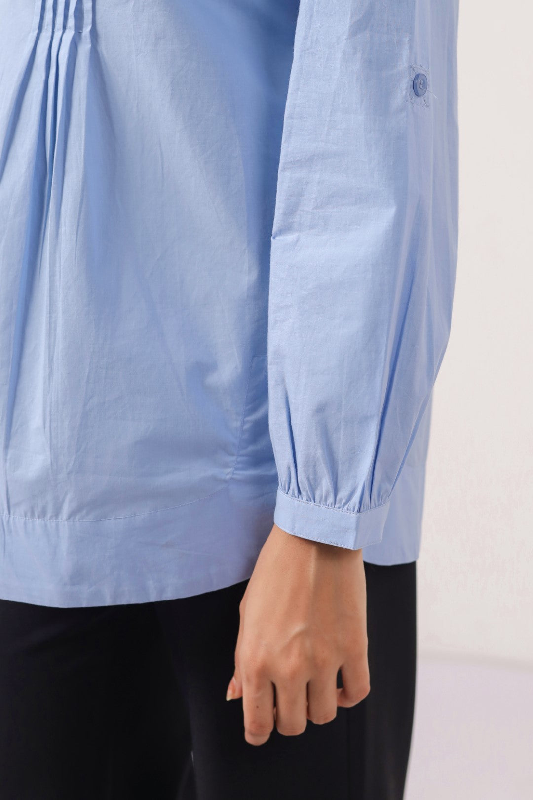 Women’s Blue Cotton Shirt