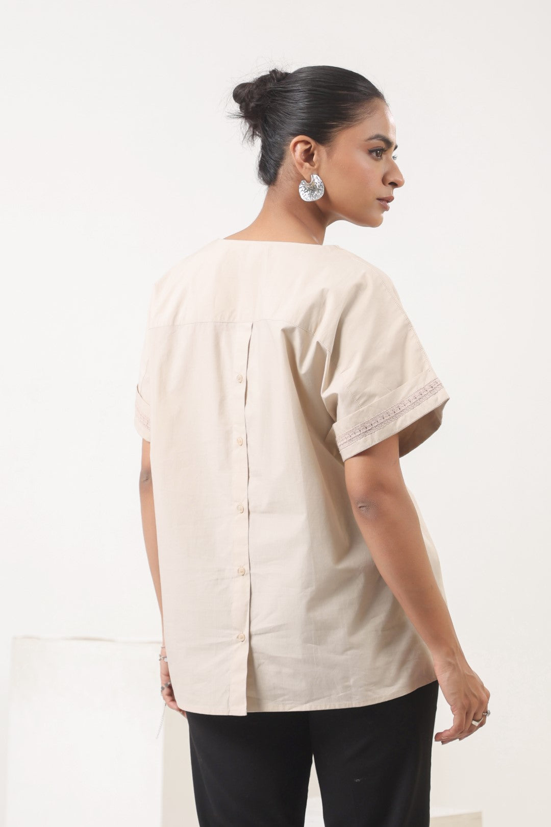 Womens Light Beige Top