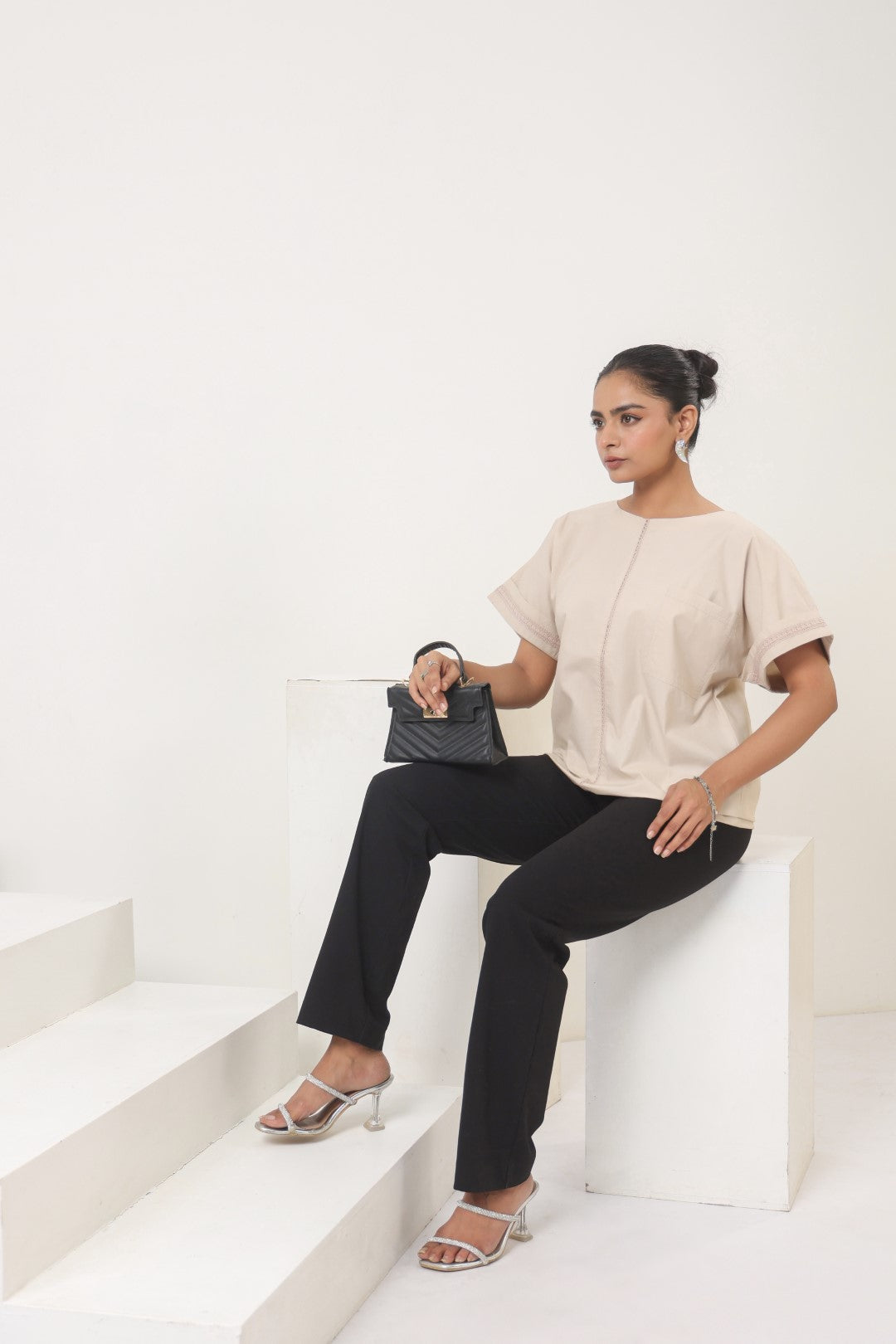 Womens Light Beige Top