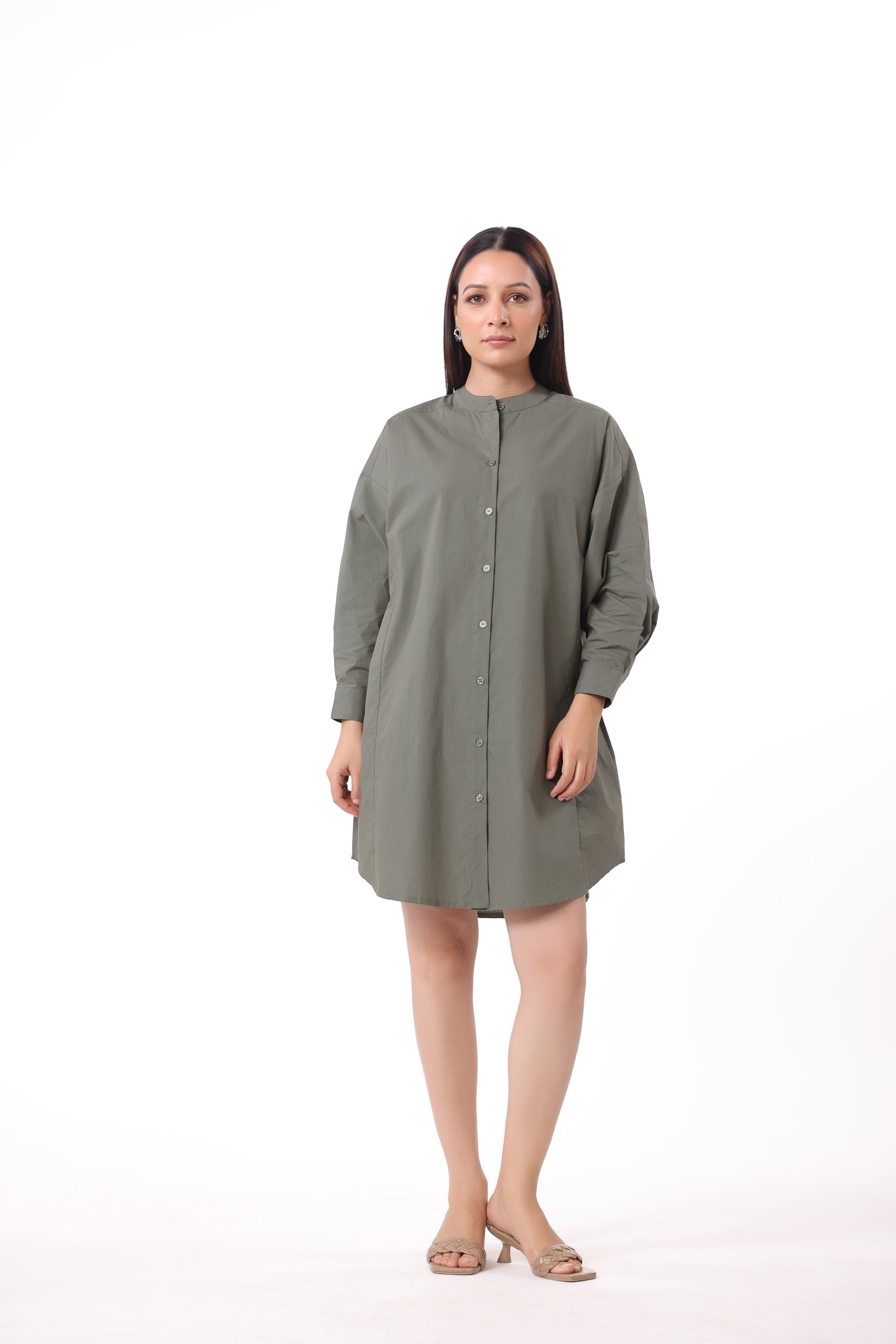 Women’s Green Cotton Dress
