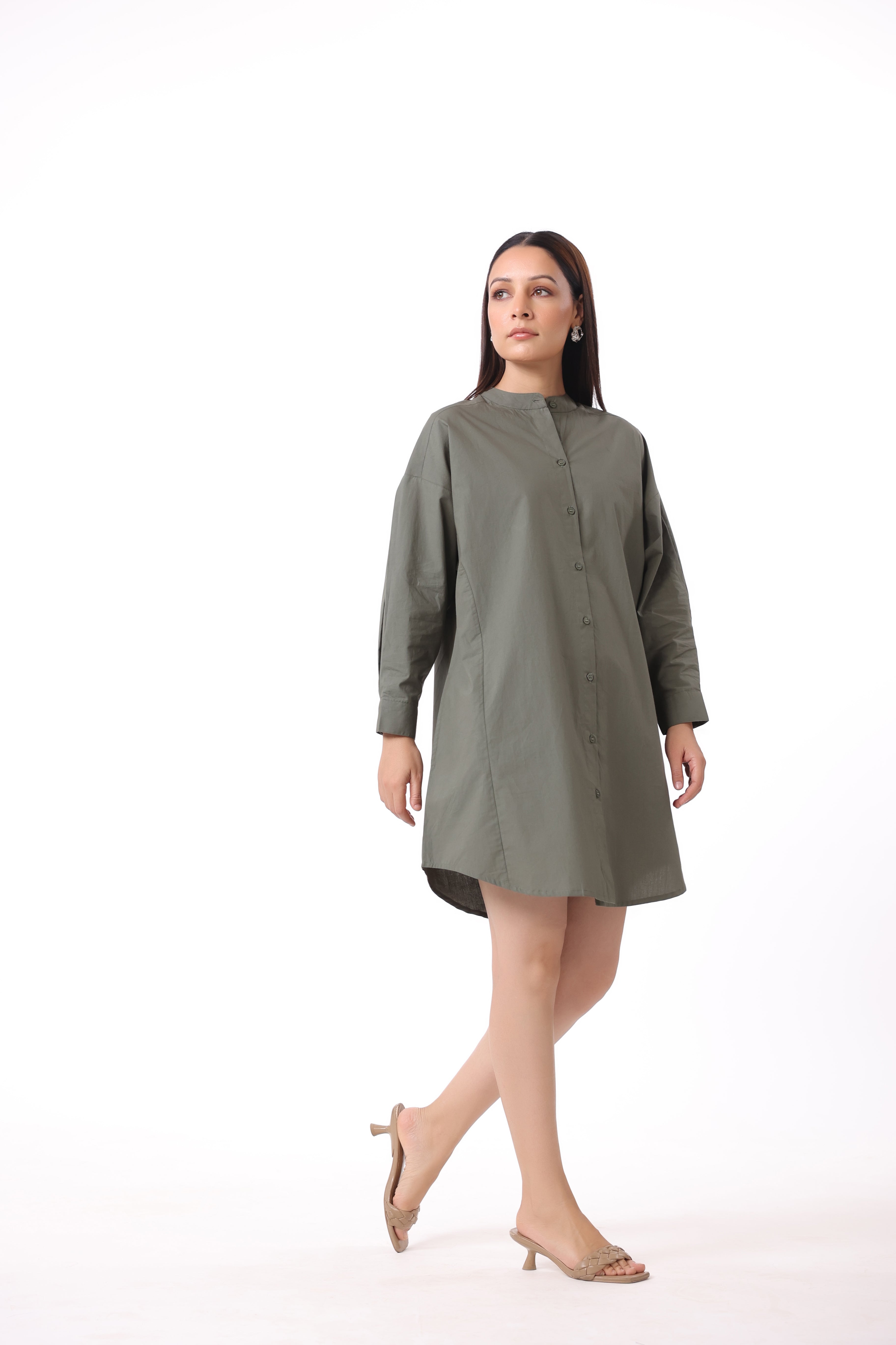 Women’s Green Cotton Dress